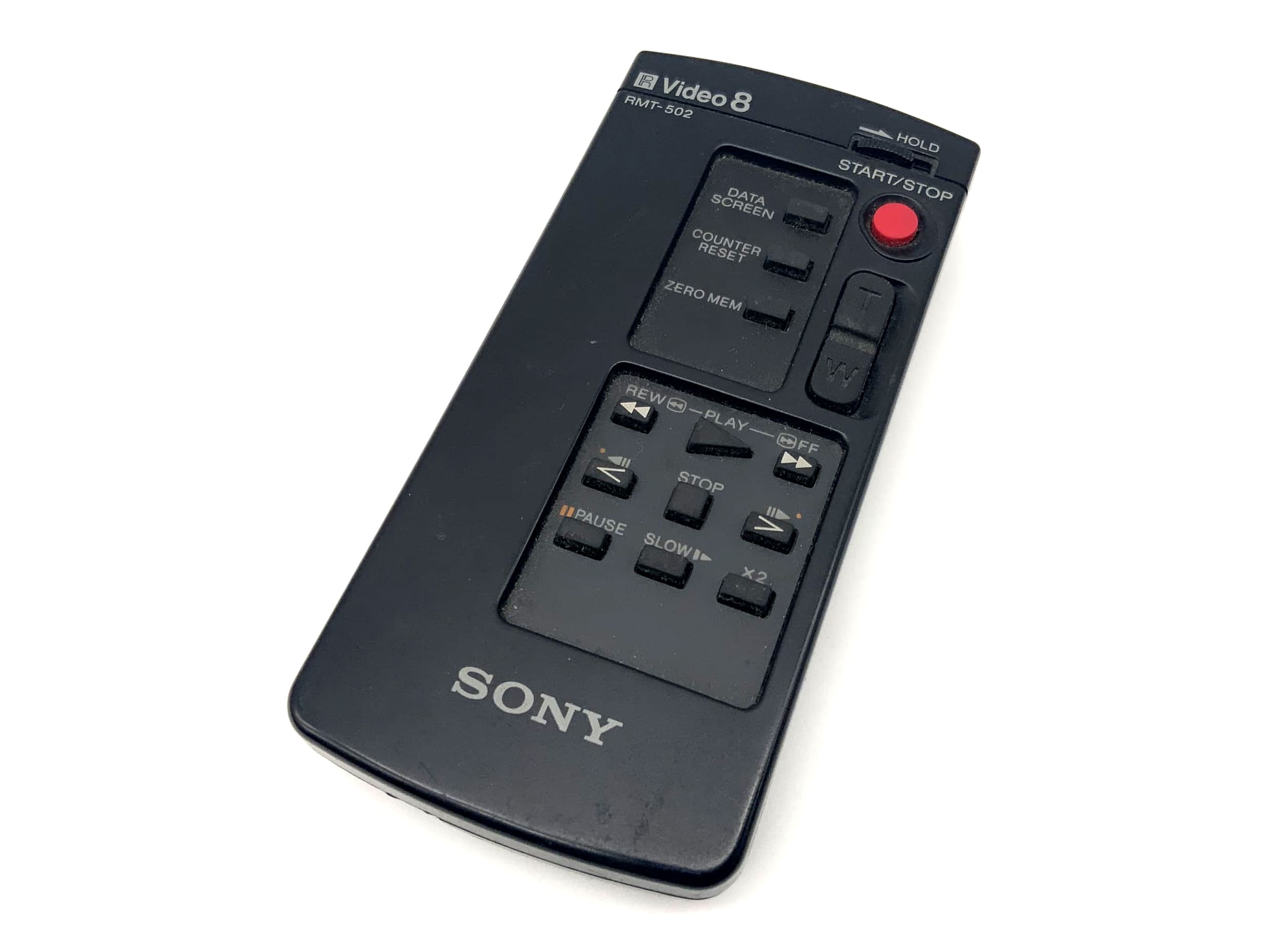 Sony RMT-502 remote control, black, video 8 remote release for camcorders