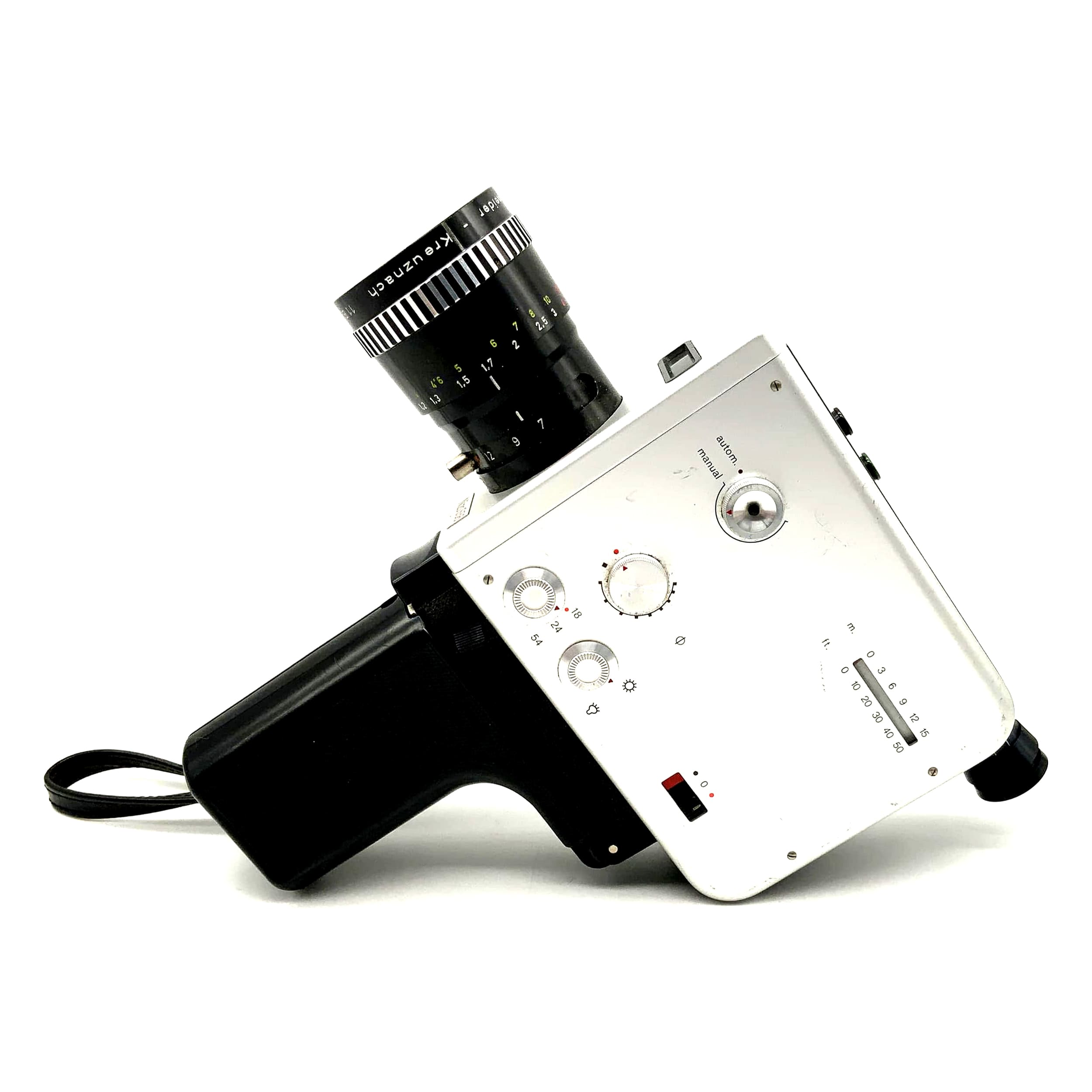 Appareil photo argentique Braun Nizo S56 Schneider Kreuznach Variogon 1:1.8/7-56 Appareil photo Super 8
