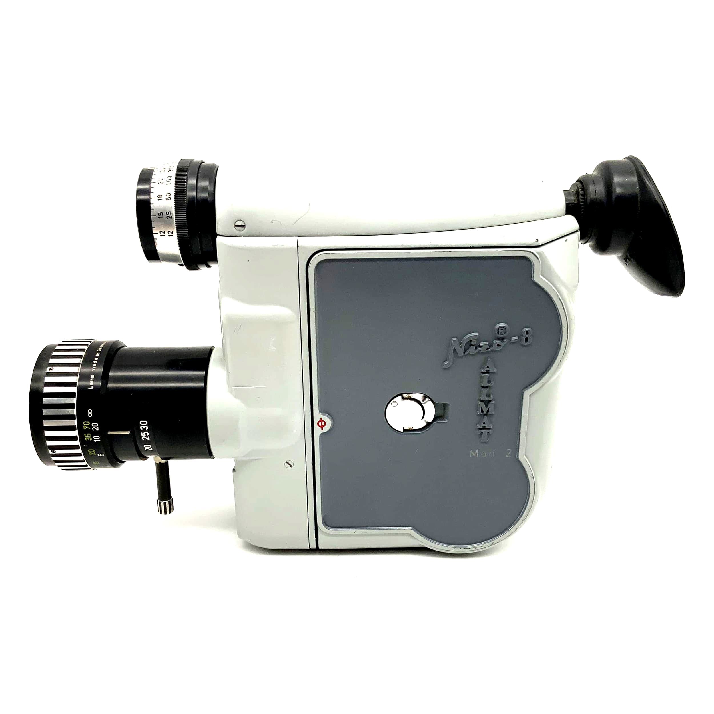 Caméra argentique Braun Nizo-8 Allmat Mod.2 avec objectif Variogon 1:1.8/9-30 Super 8