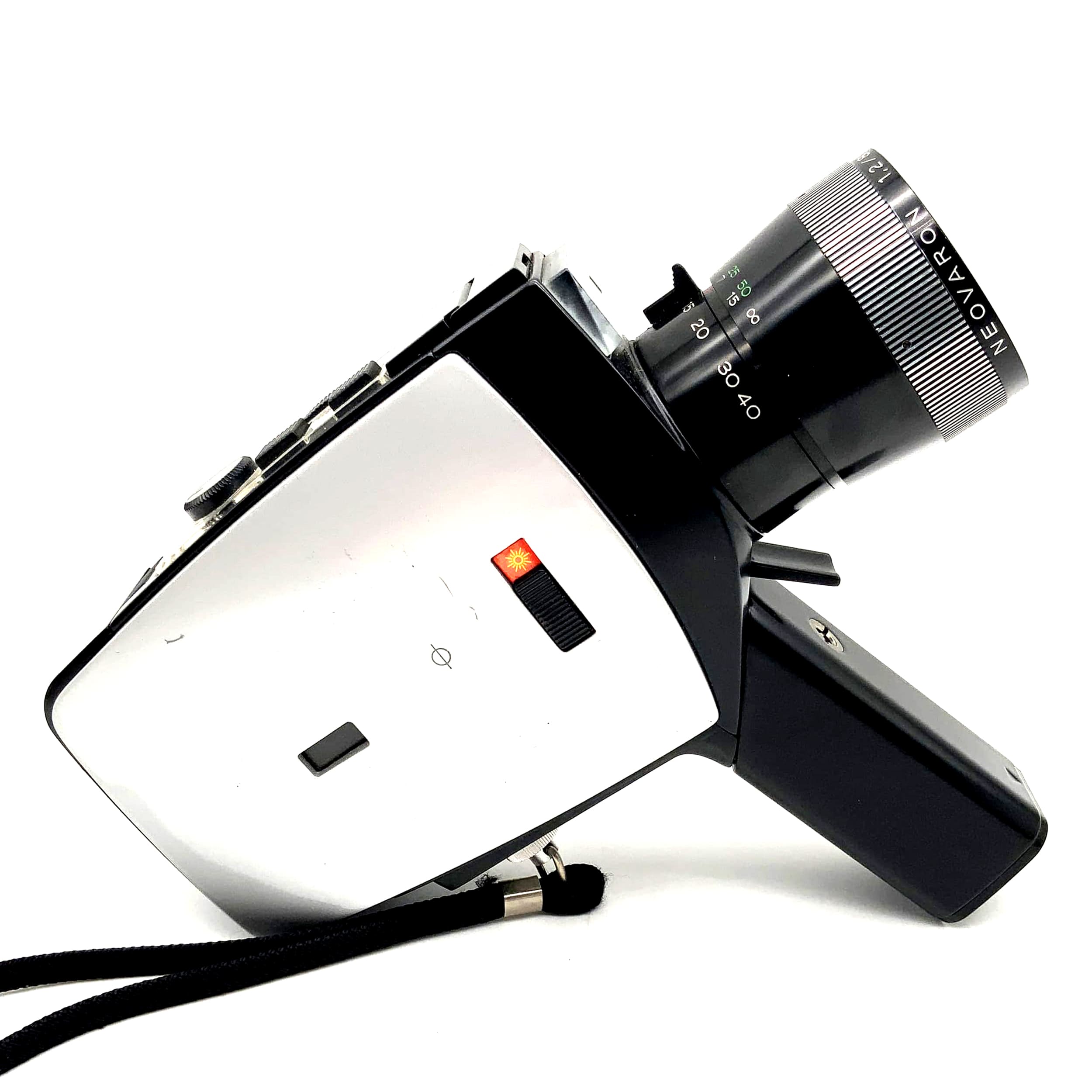 Bauer C5 XL macro film camera with Neovaron 1.2/8-40 Super 8 camera movie camera