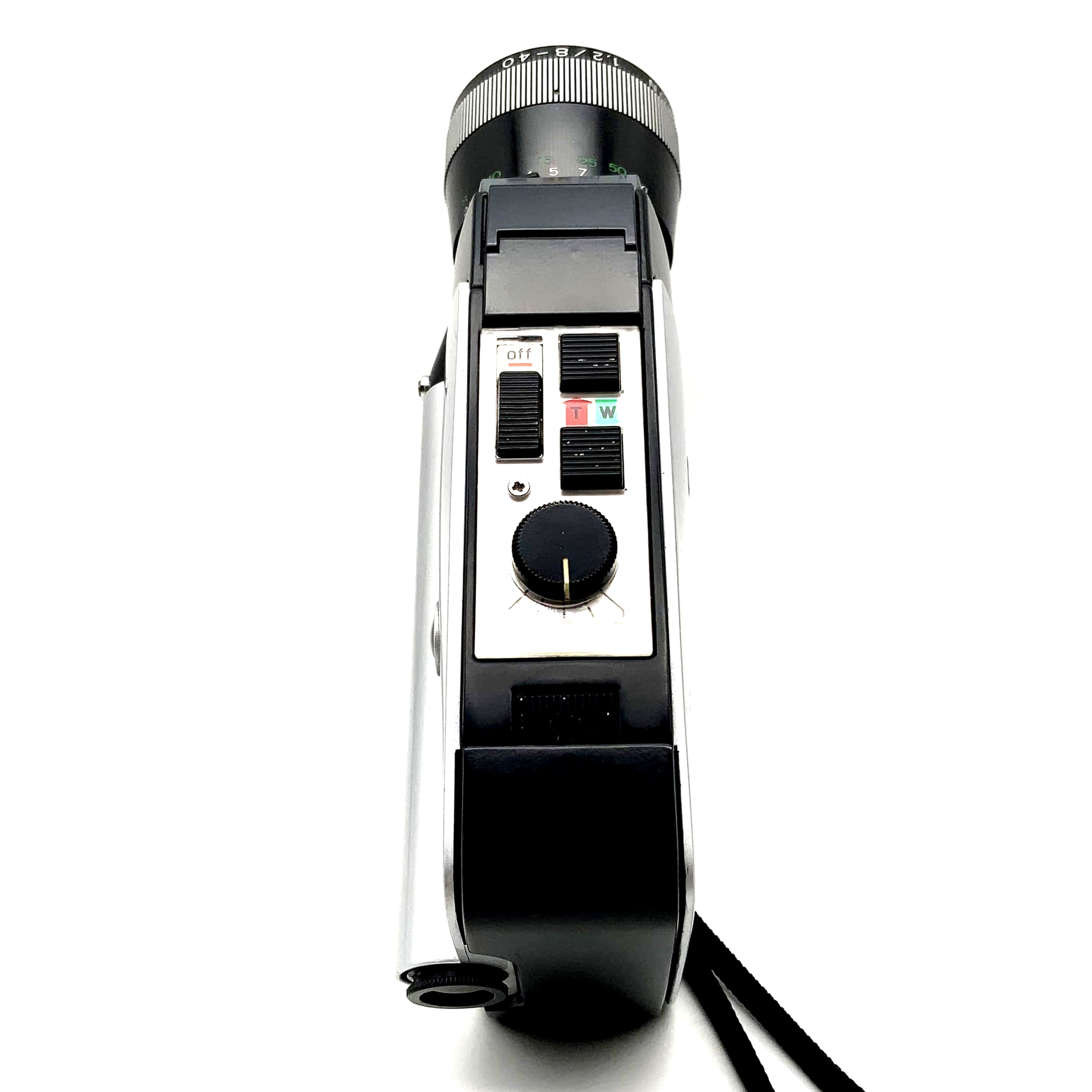 Bauer C5 XL macro film camera with Neovaron 1.2/8-40 Super 8 camera movie camera