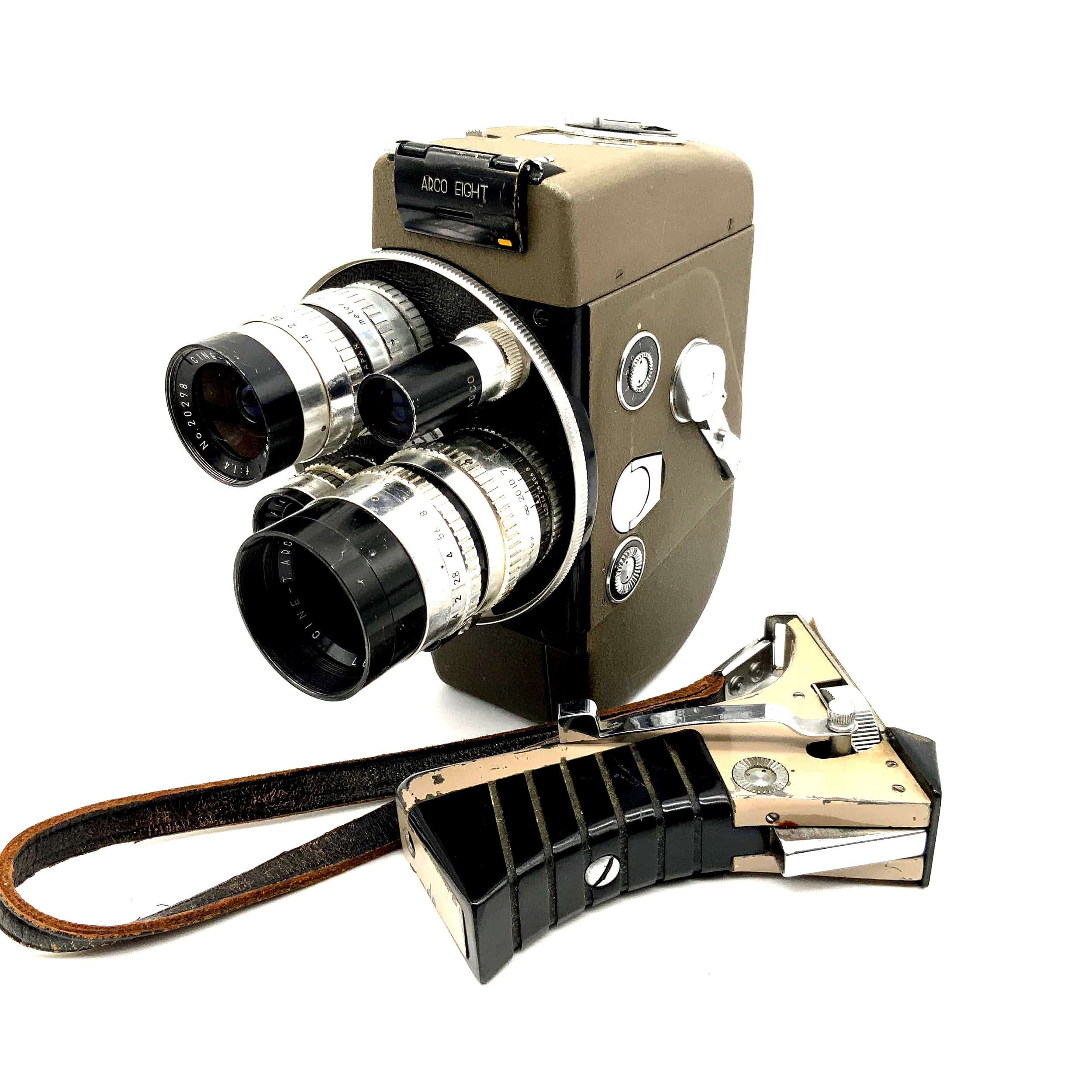 Caméra de cinéma Arco Eight K803 avec objectifs, caméra Super 8