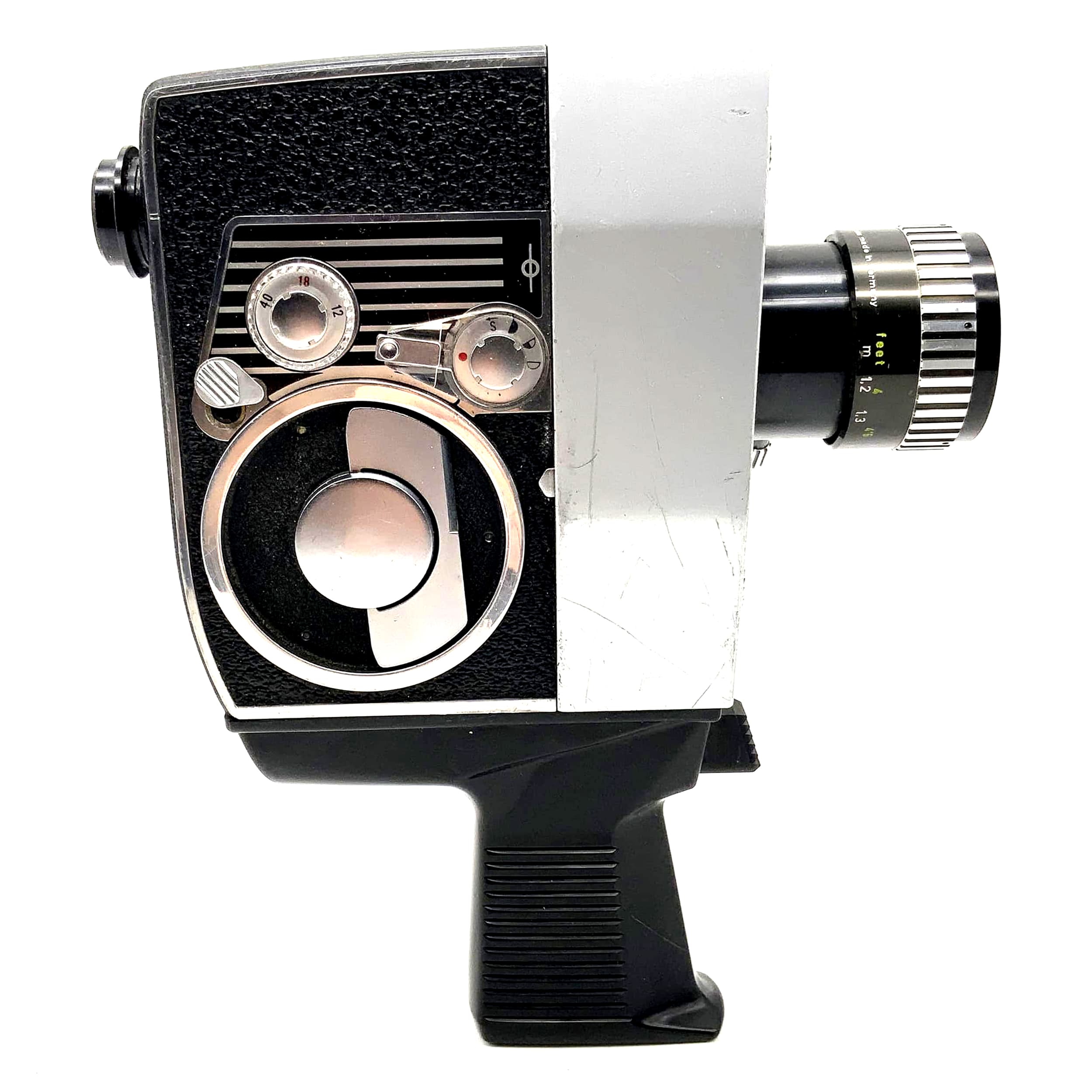 Caméra Bolex S1 avec objectif Variogon 1:1.8 f=9-30mm, caméra Super 8