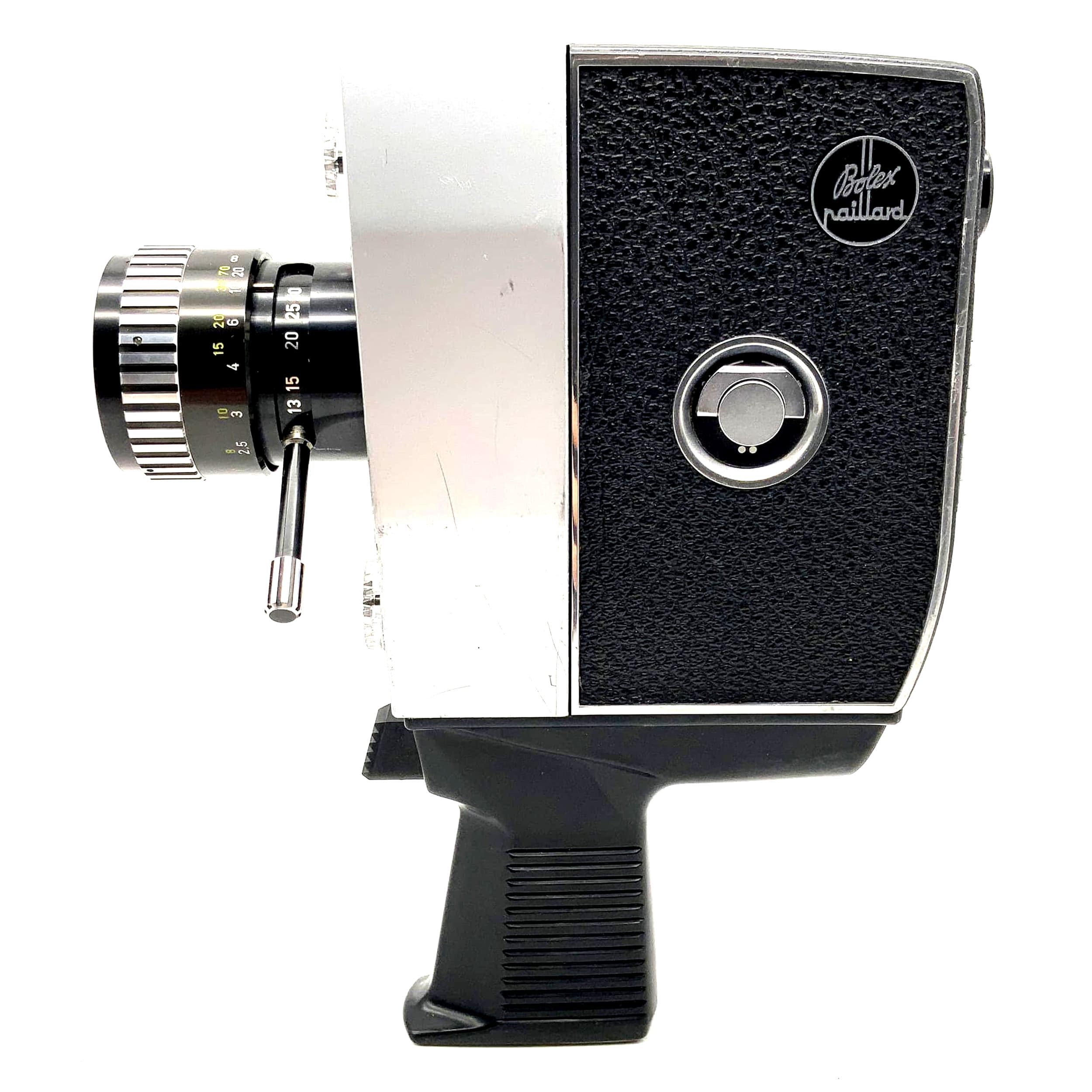 Caméra Bolex S1 avec objectif Variogon 1:1.8 f=9-30mm, caméra Super 8