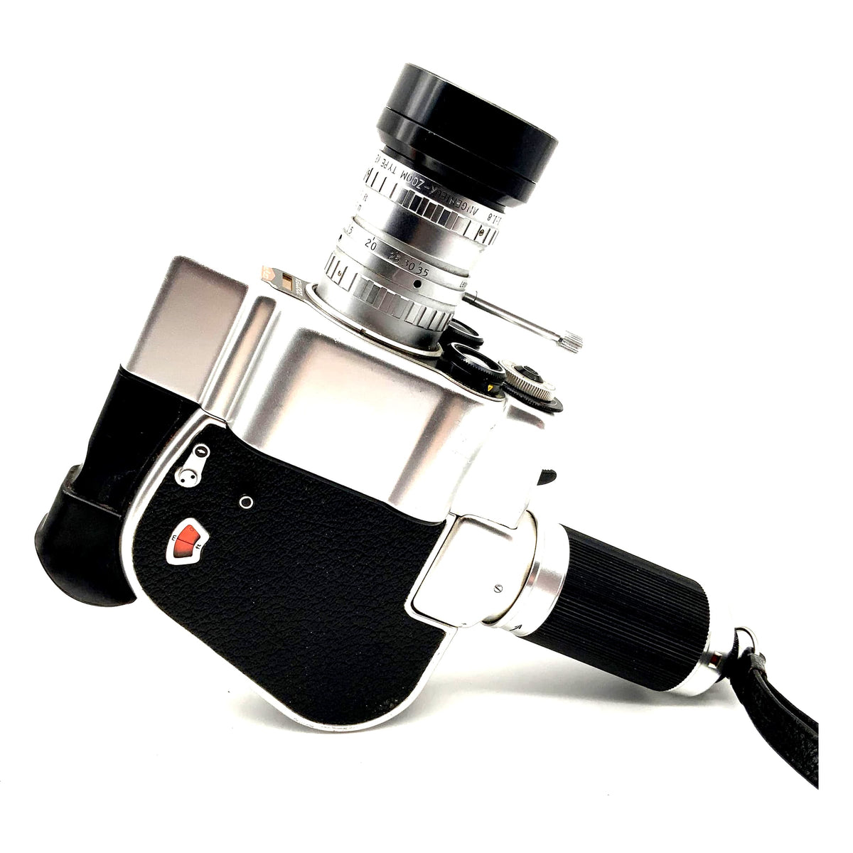 Carena Zoomex film camera with Angenieux Type K2 1.8//7.5-35mm dual 8mm camera