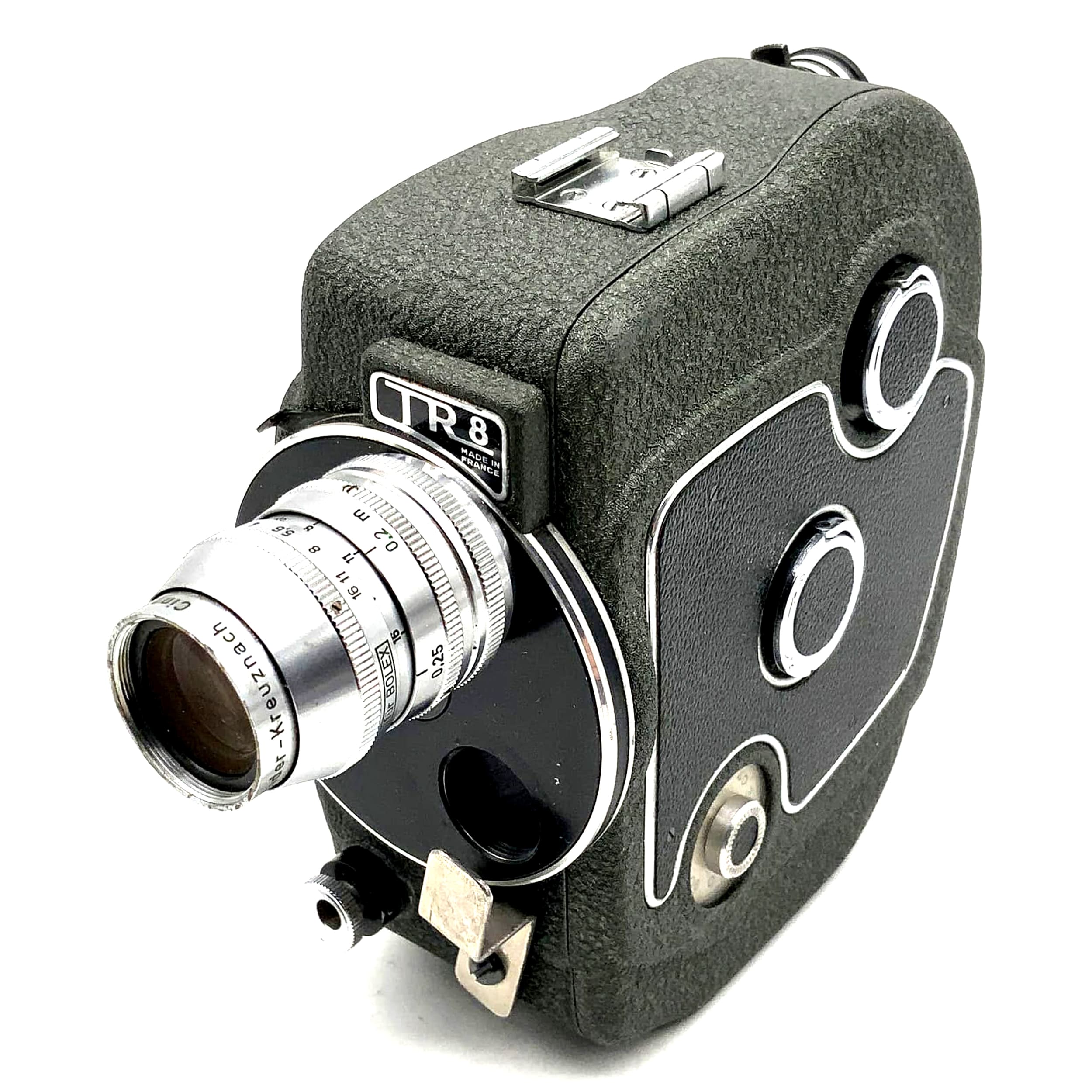 Caméra Beaulieu TR8 avec mécanisme d'avancement Cinegon 1:1.8/5.5, caméra Super 8
