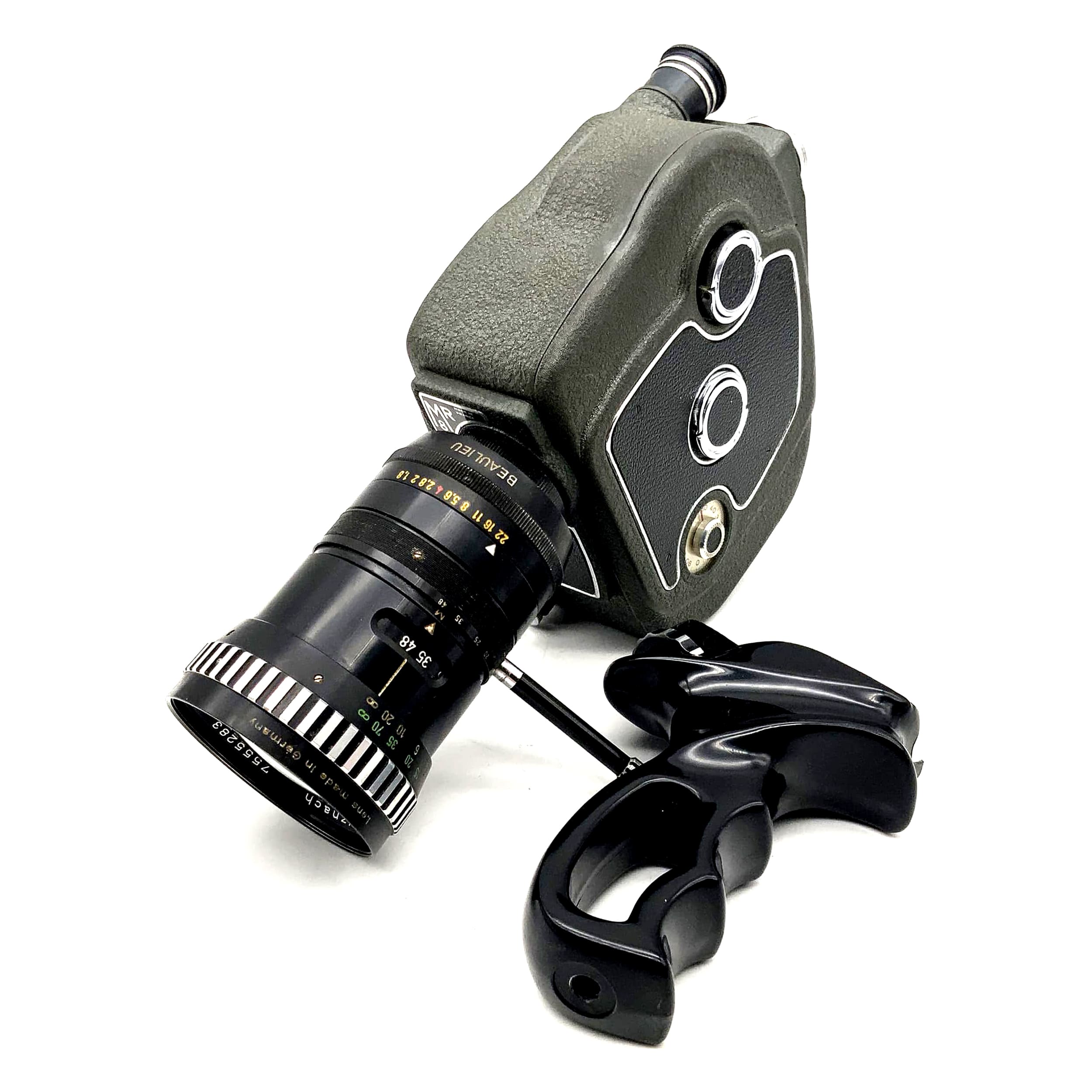 Caméra Beaulieu MR8 avec objectif Variogon 1:1.8/8-48 Super 8