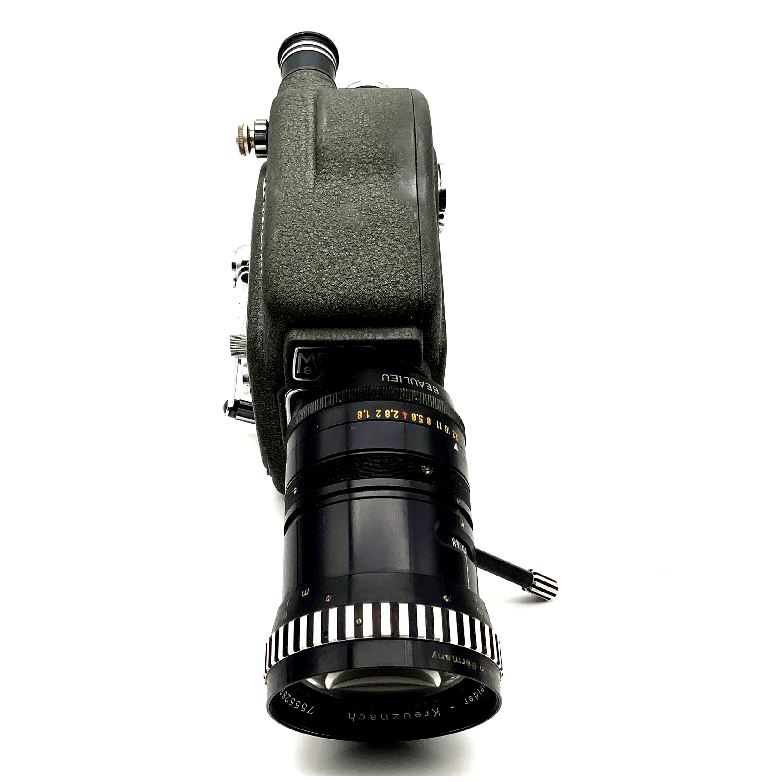 Caméra Beaulieu MR8 avec objectif Variogon 1:1.8/8-48 Super 8