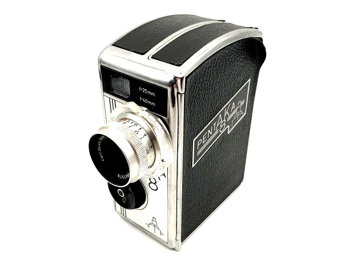 Caméra argentique Pentacon Pentaka 8 avec objectif Carl Zeiss Biotar 2/12,5 Super 8