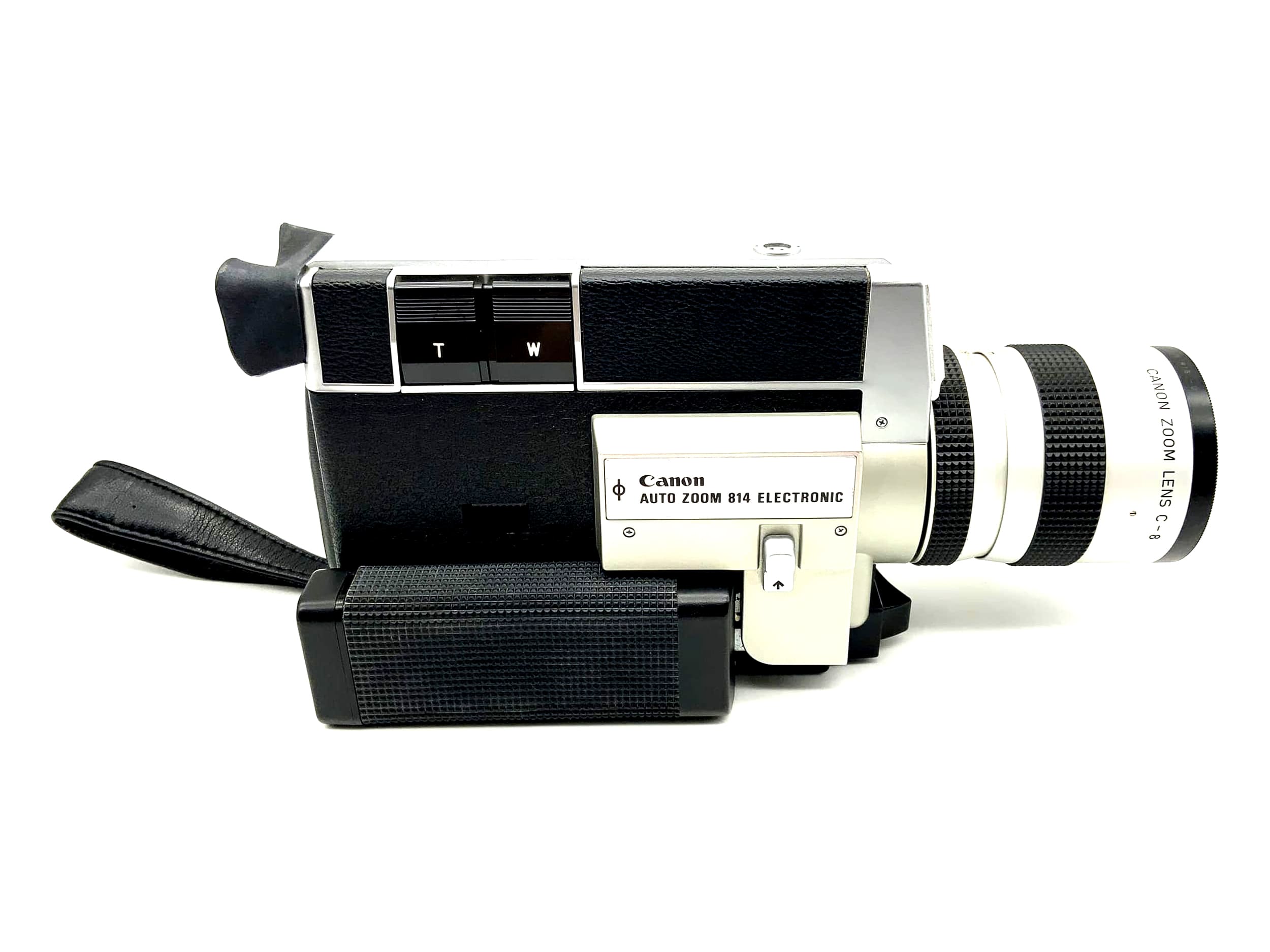 Canon Auto Zoom 814 Electronic Film Camera C-8 7.5-60mm 1:1.4 Macro Super 8