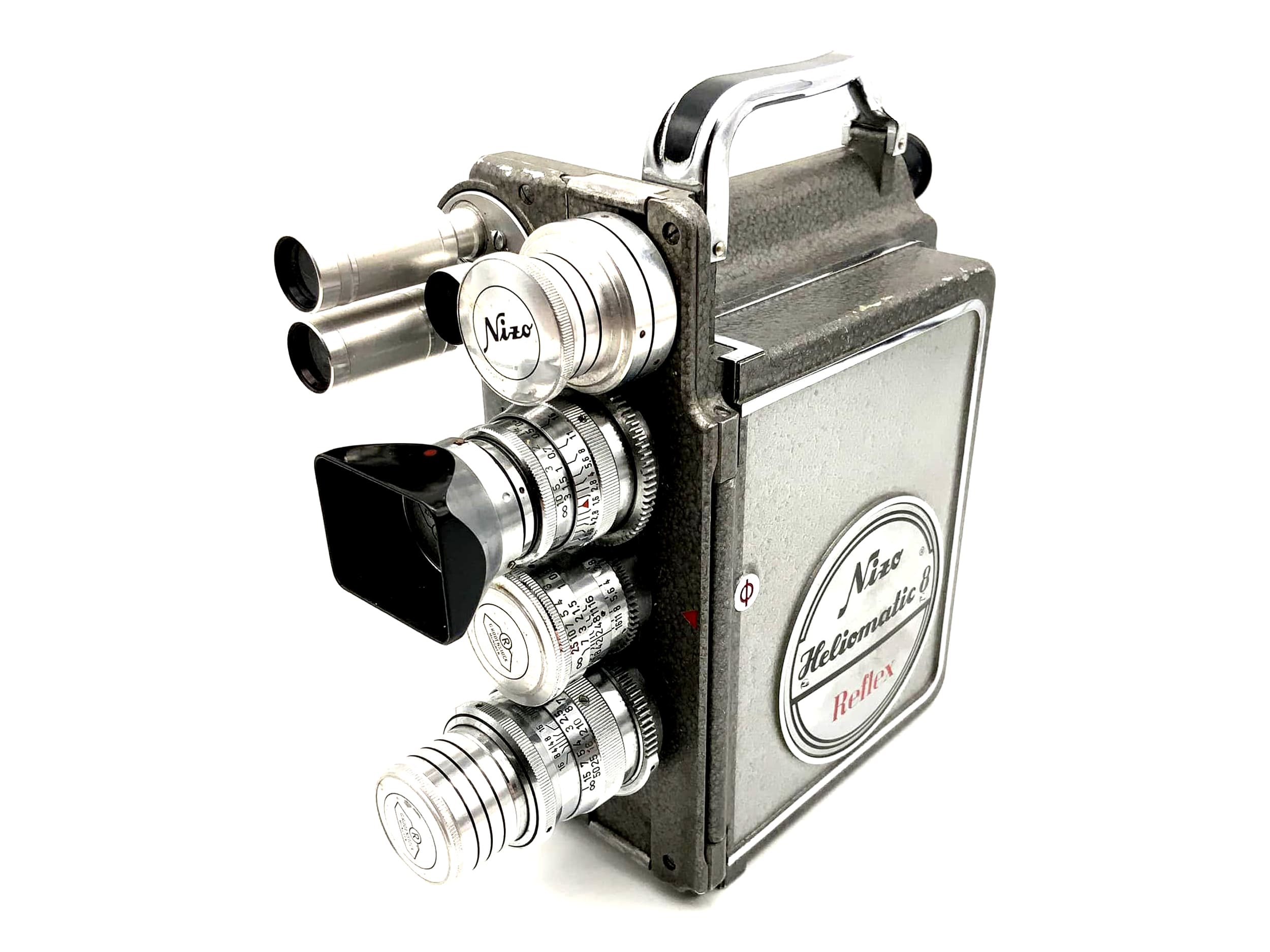 Braun Nizo Heliomatic 8 Appareil photo reflex avec objectifs Appareil photo Super 8