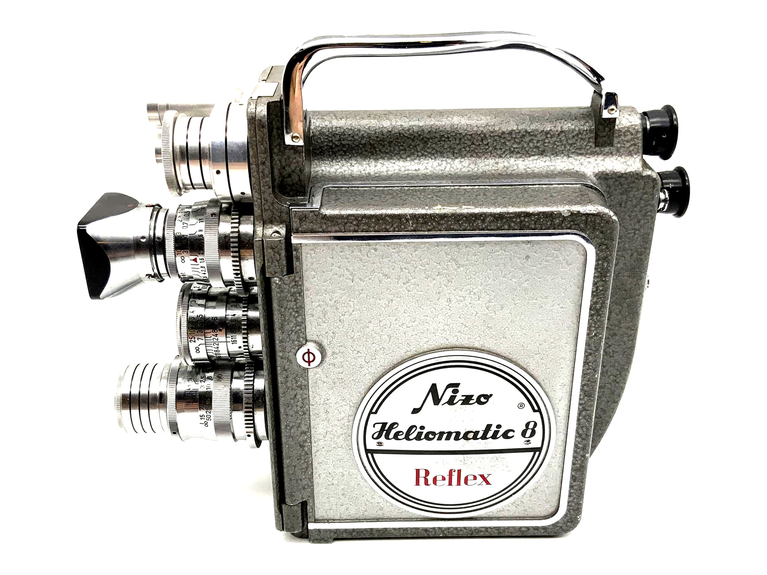 Braun Nizo Heliomatic 8 Appareil photo reflex avec objectifs Appareil photo Super 8