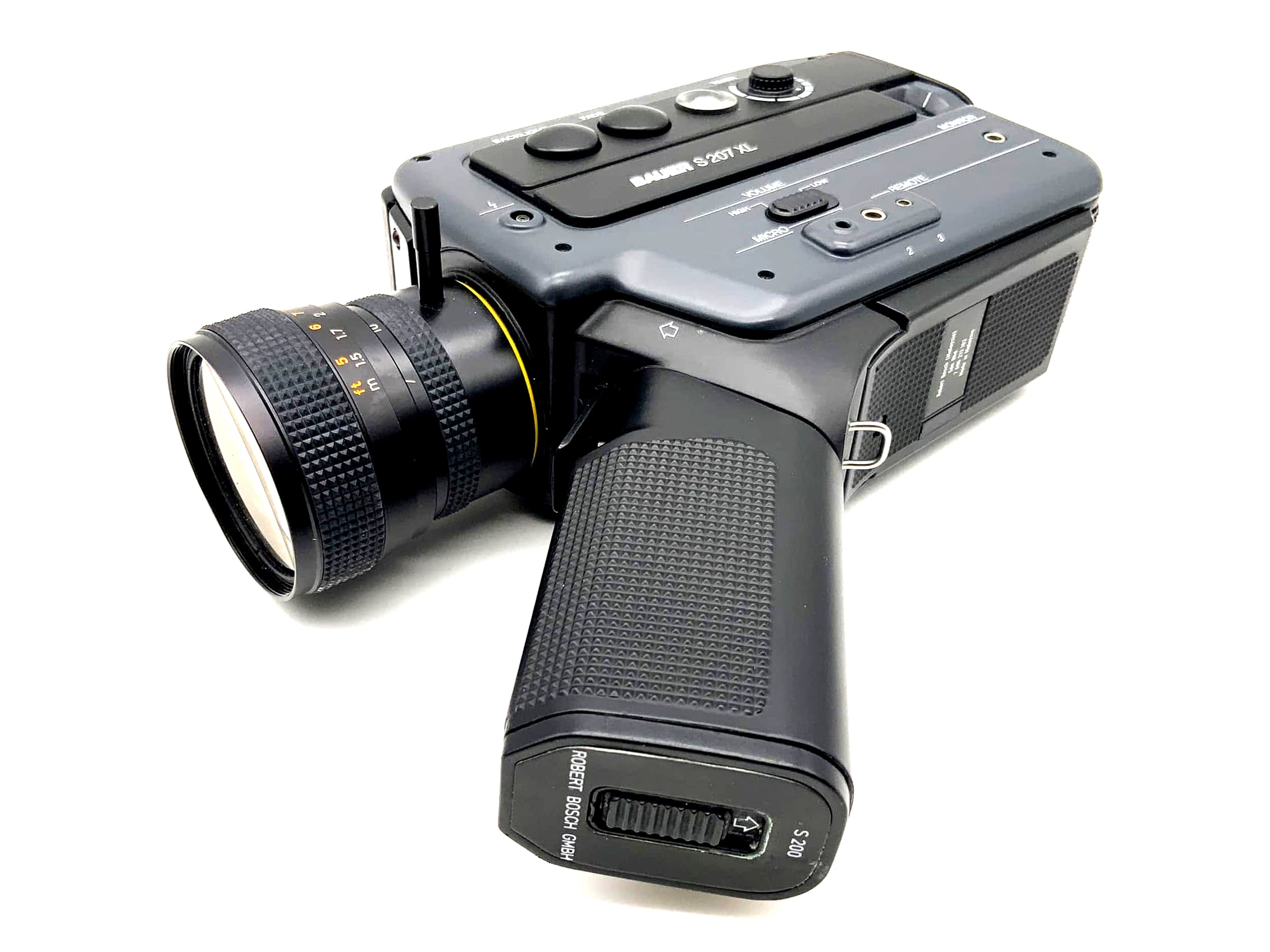 Caméra argentique Braun S 207 XL avec objectif Neovaron 1.2/7-45 Super 8