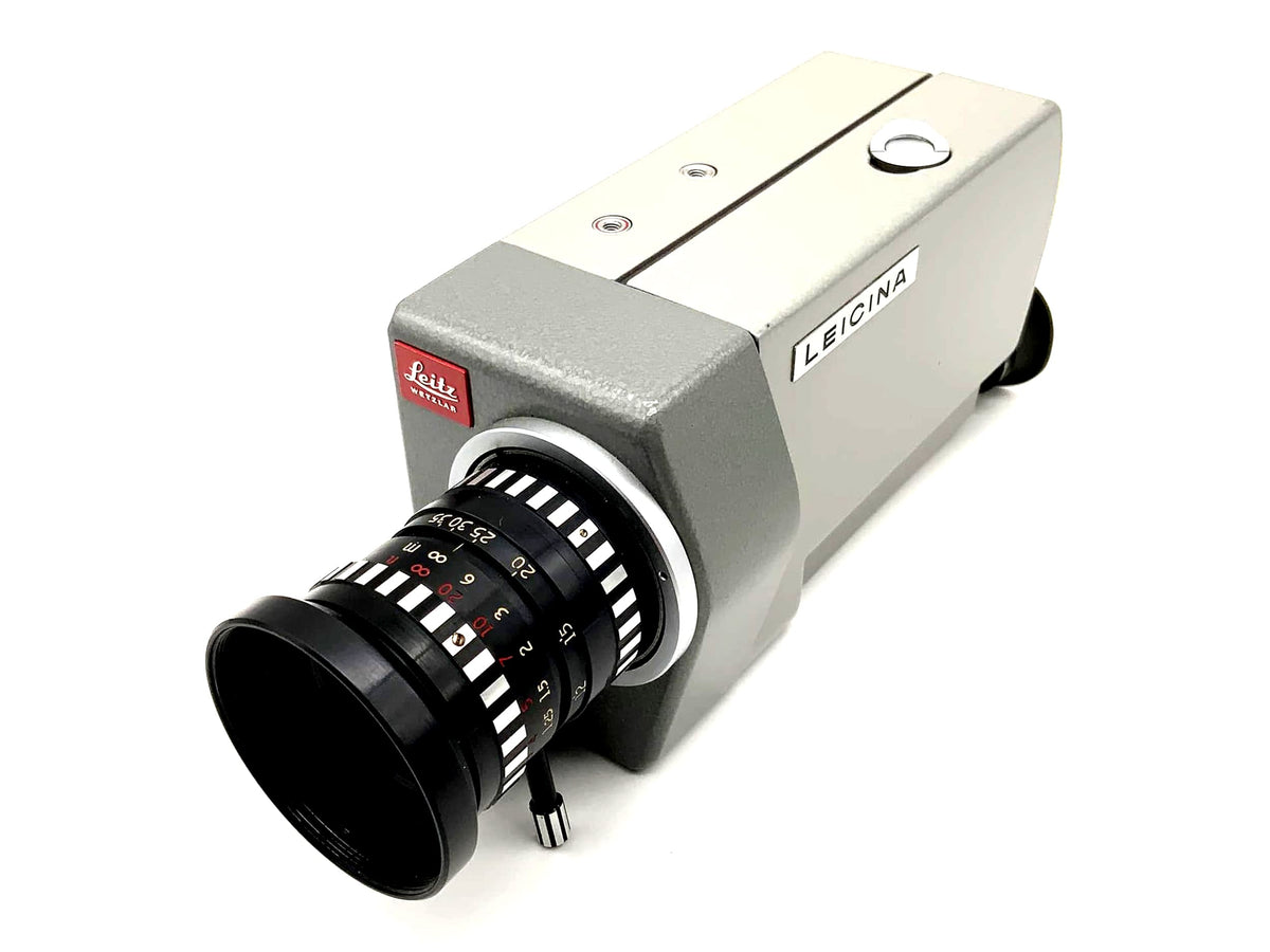Leitz Leicina 8SV film camera with Leicina Vario 1:1.8/7.5-35mm Super 8 lens