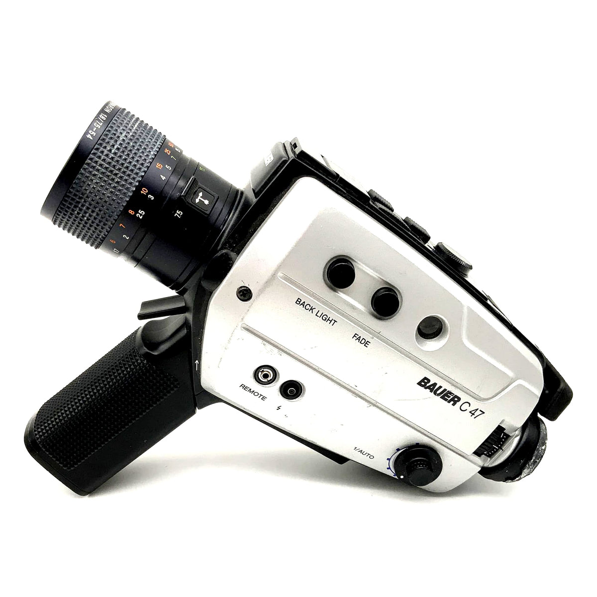 Caméra argentique Bauer C47 avec objectif Neovaron 1.8/7.5-54 Super 8