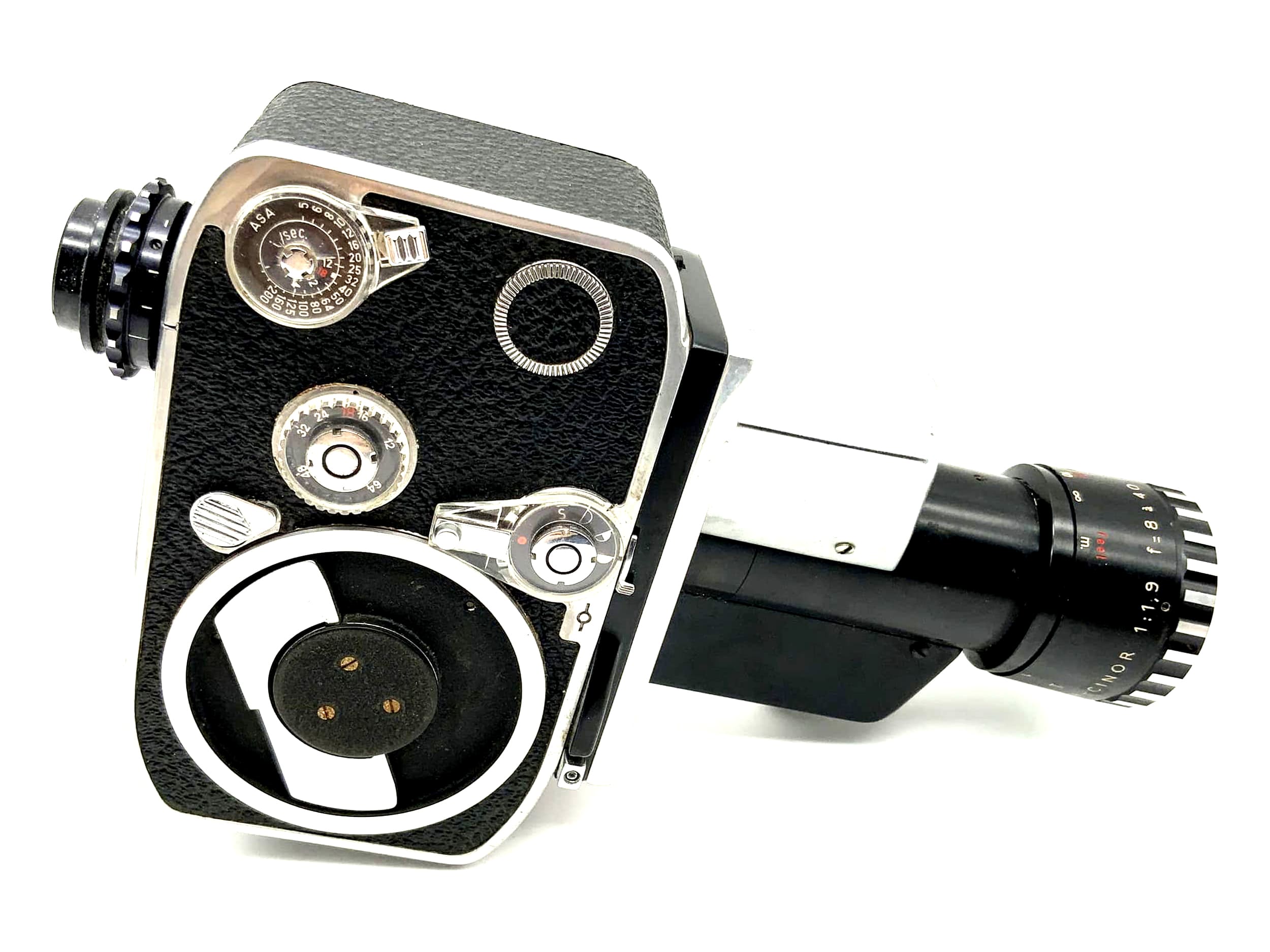 Bolex P1 Zoom Reflex film camera with Pan Cinor 1:1.9 f=8-40mm Super 8 camera