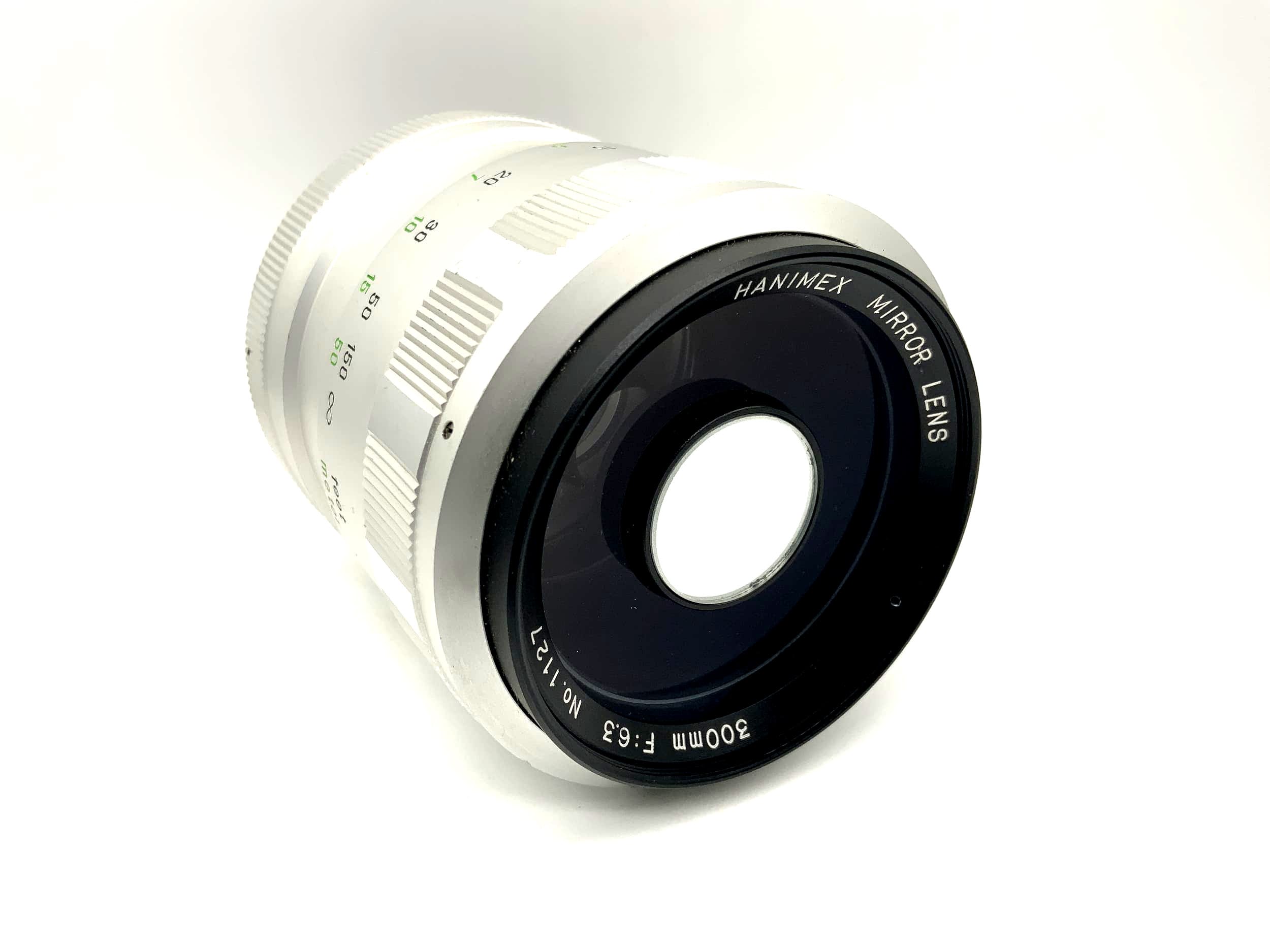 Objectif Hanimex 300 mm 1:6.3 à miroir (M42)
