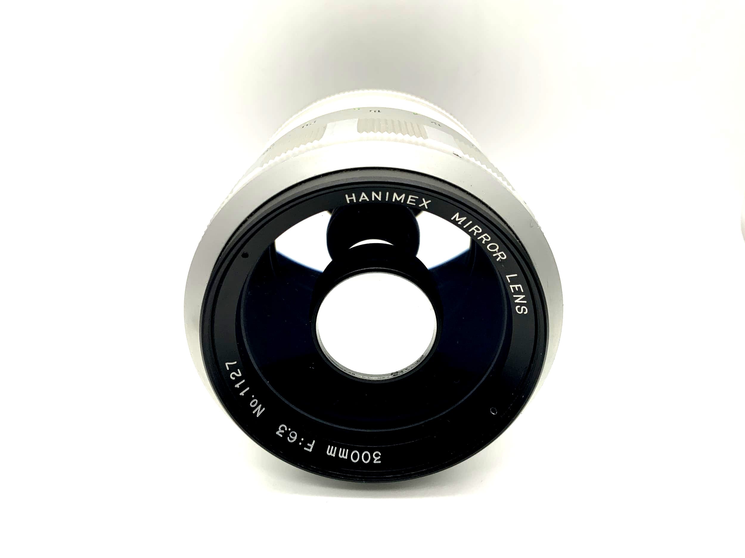 Objectif Hanimex 300 mm 1:6.3 à miroir (M42)