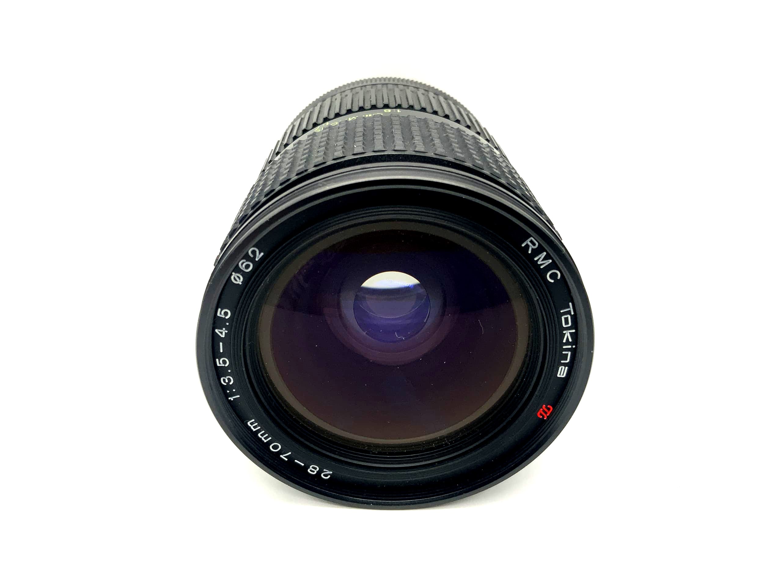 Objectif Tokina 28-70mm 1:3.5-4.5 RMC pour appareil photo (Canon FD)
