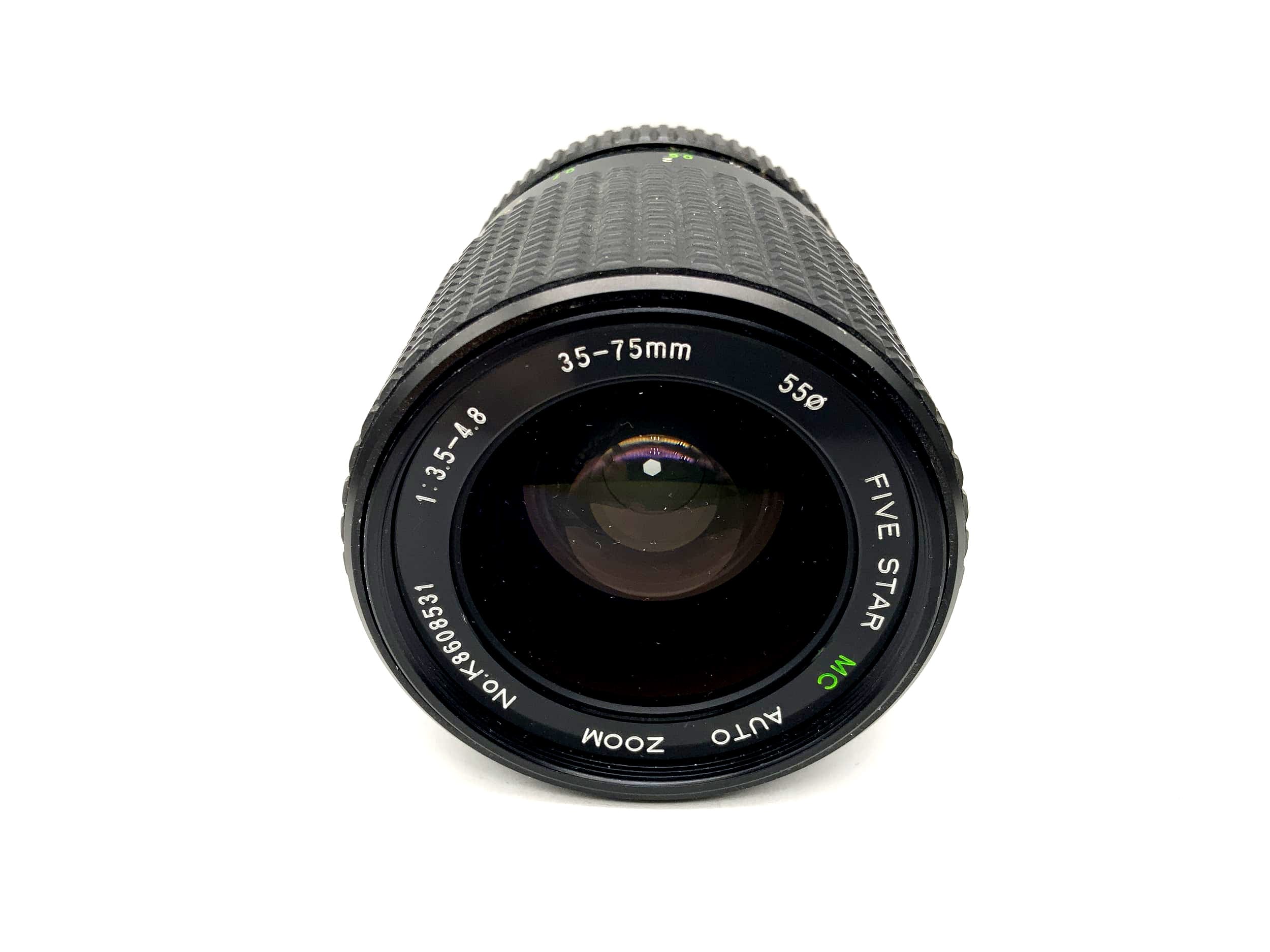 Five Star 35-75mm 1:3.5-4.8 Lens MC Auto Zoom Macro Camera Lens (Pentax K)