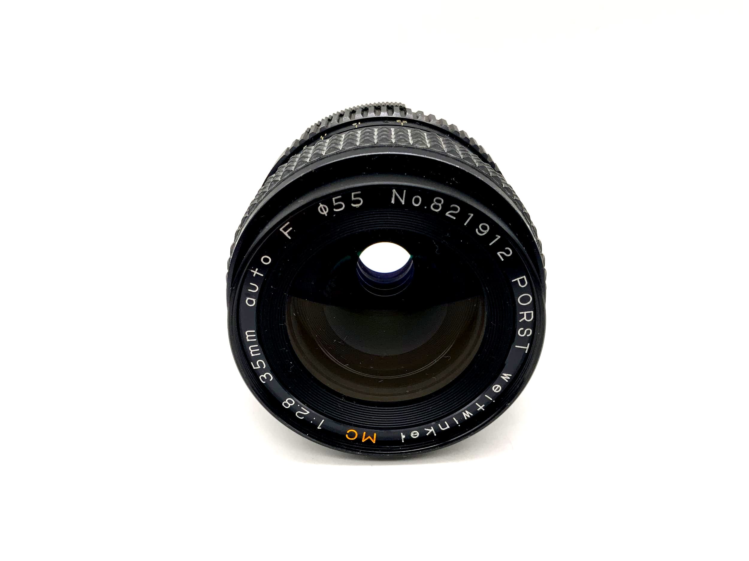 Objectif grand angle Porst 35 mm 1:2.8 ww MC auto F (M42)