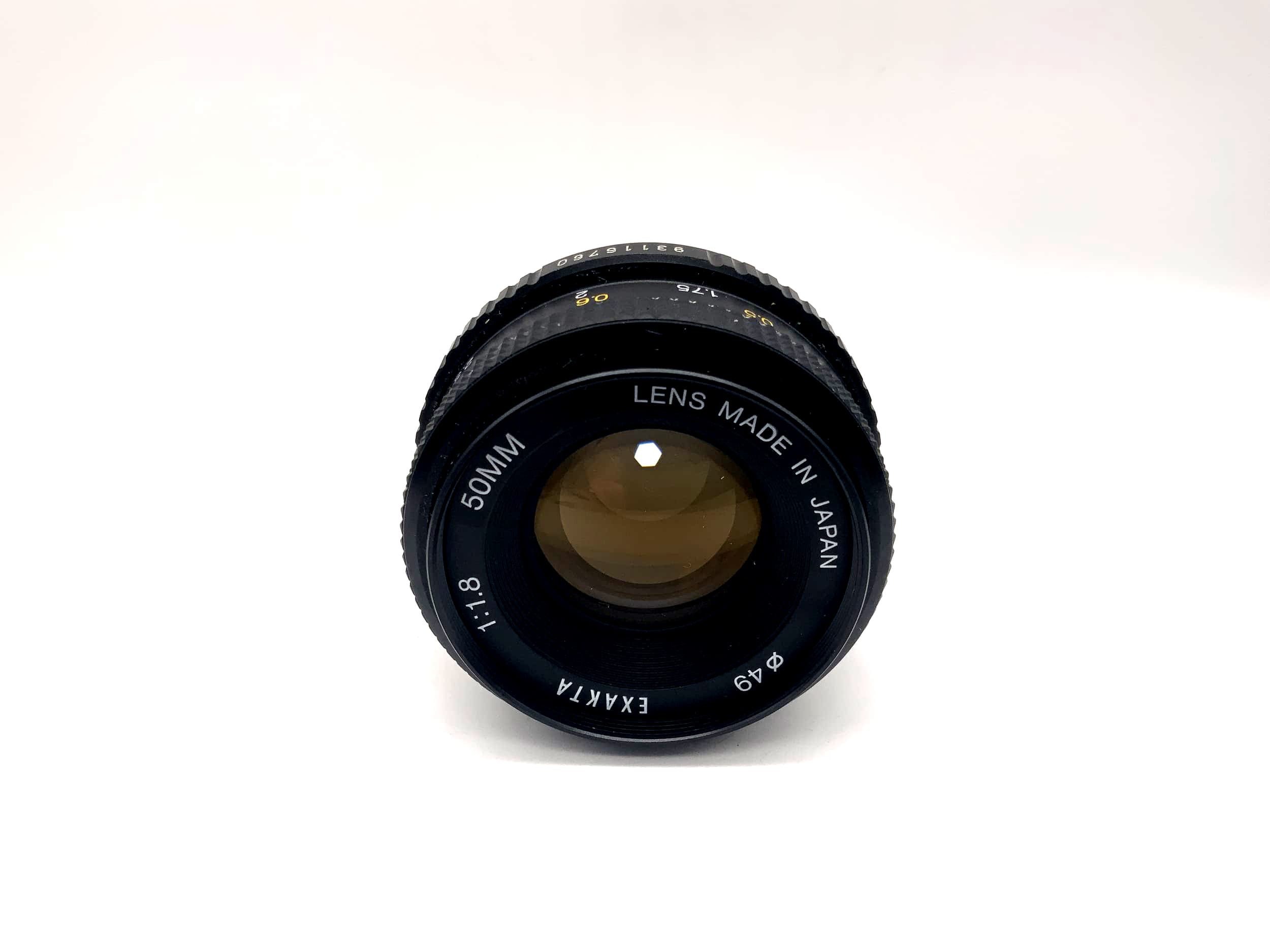 Objectif Exakta 50 mm 1:1,8 pour appareil photo (Pentax K)