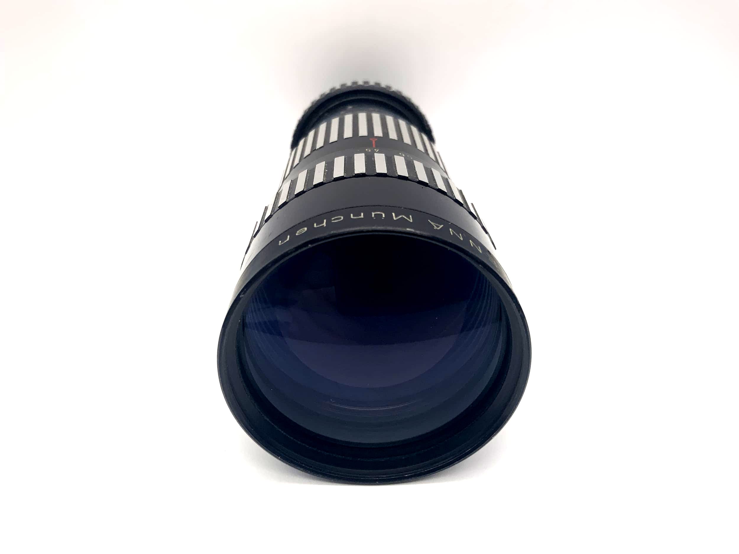 Enna Munich 240mm 1:4.5 Tele-Ennalyt Zebra Camera Lens (Exa)