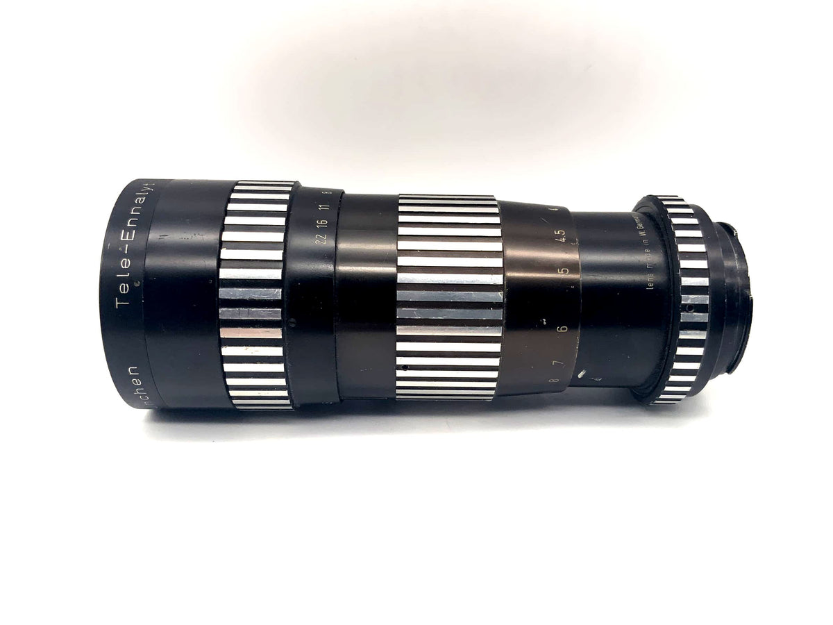 Enna Munich 240mm 1:4.5 Tele-Ennalyt Zebra Camera Lens (Exa)