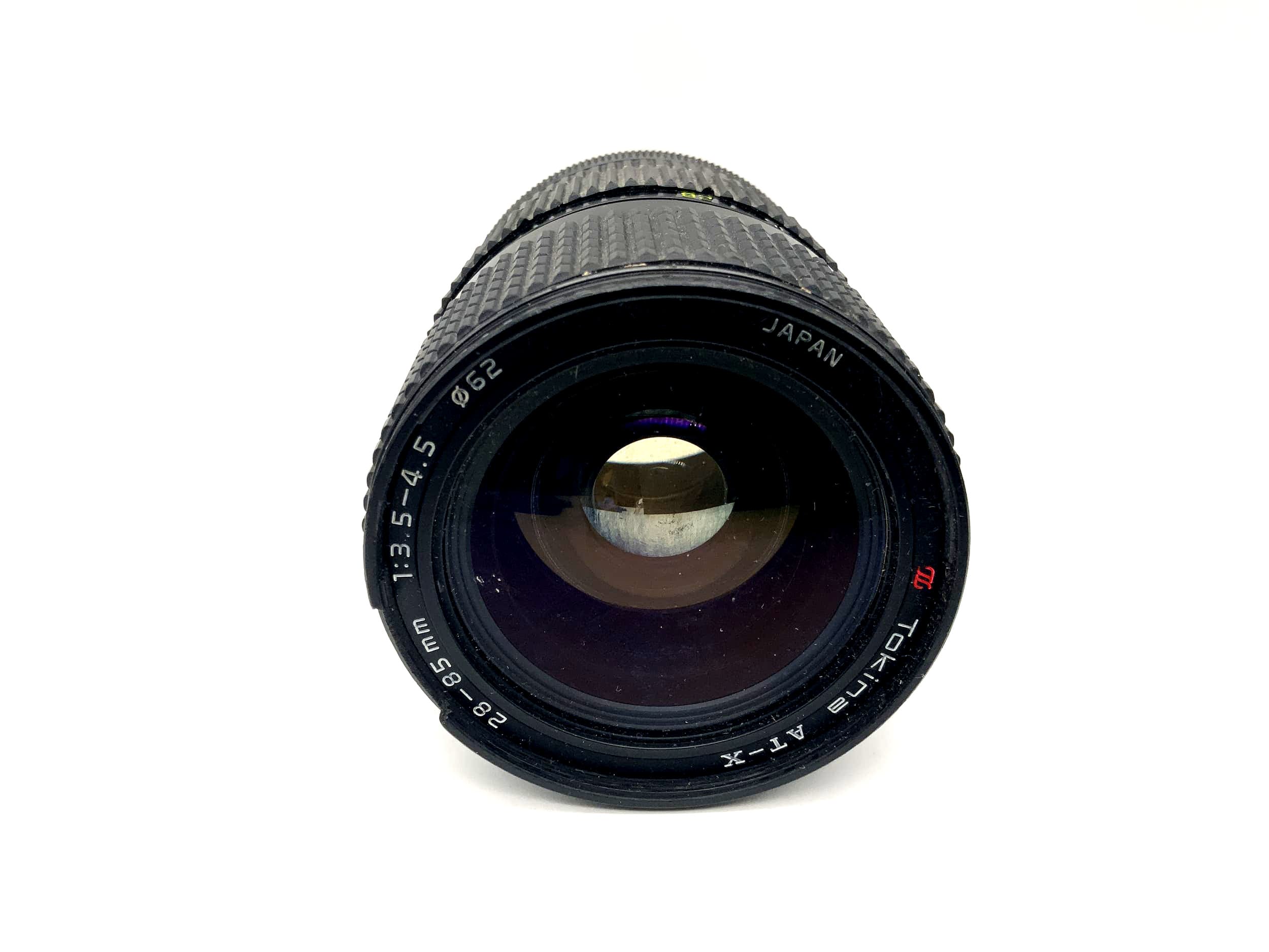 Objectif Tokina 28-85mm 1:3.5-4.5 AT-X pour appareil photo (Canon FD)