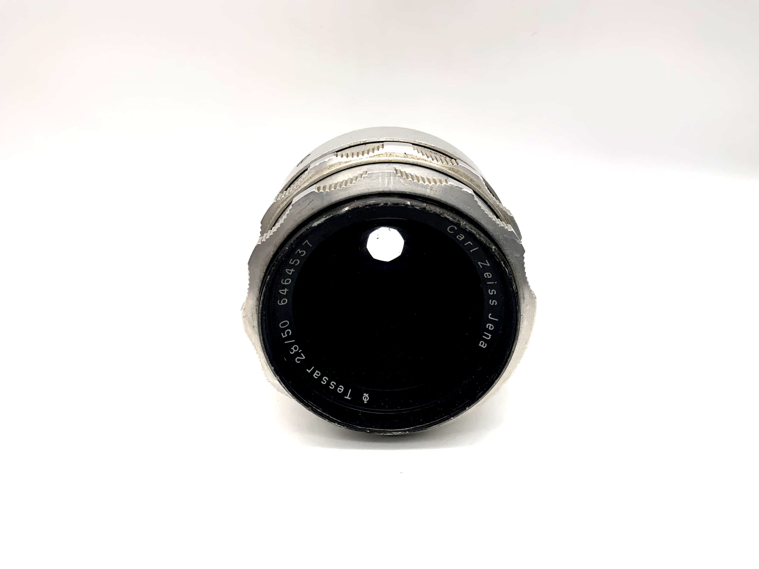 Objectif Carl Zeiss 50 mm 1:2.8 Tessar à 9 lamelles (M42)
