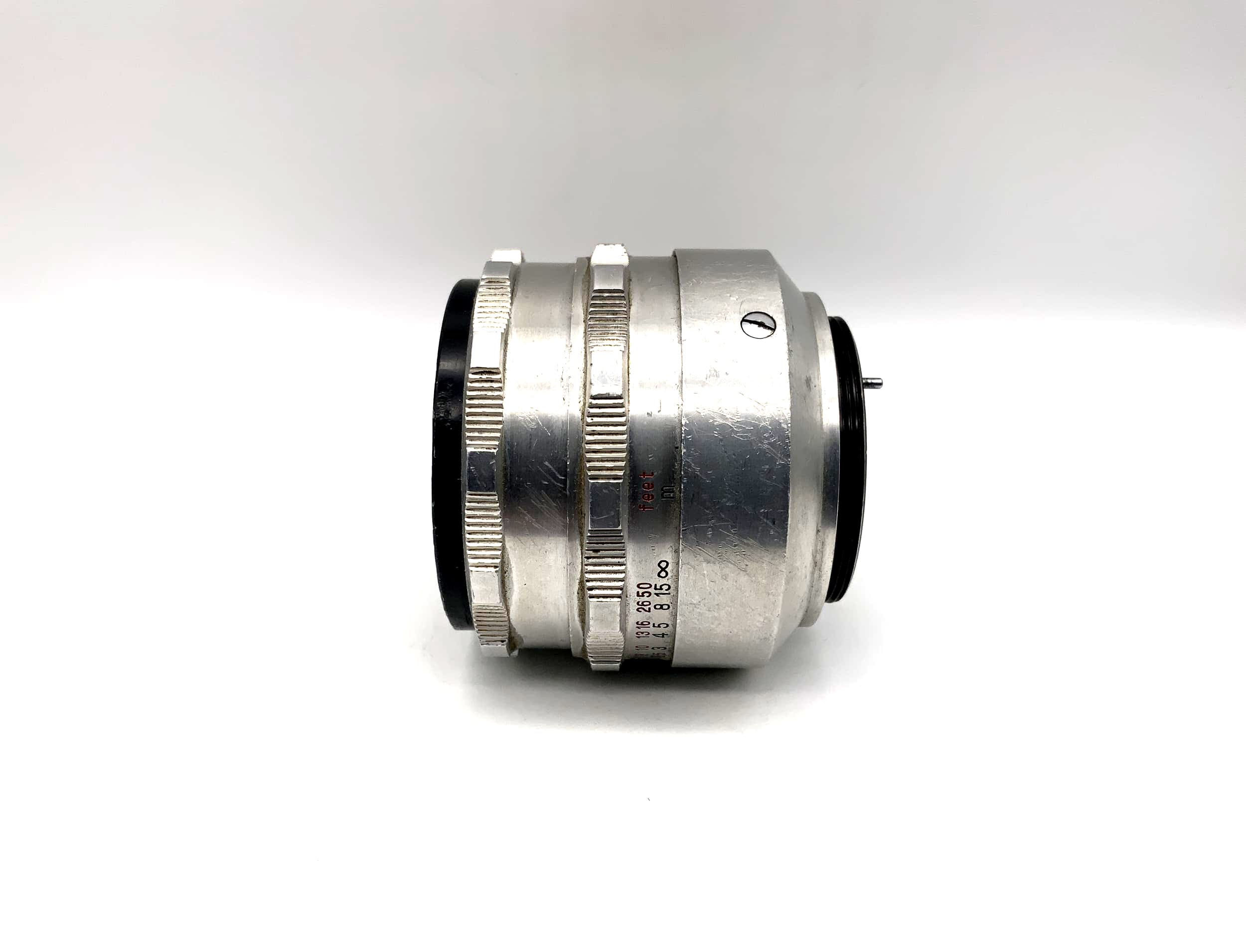 Objectif Carl Zeiss 50 mm 1:2.8 Tessar à 9 lamelles (M42)