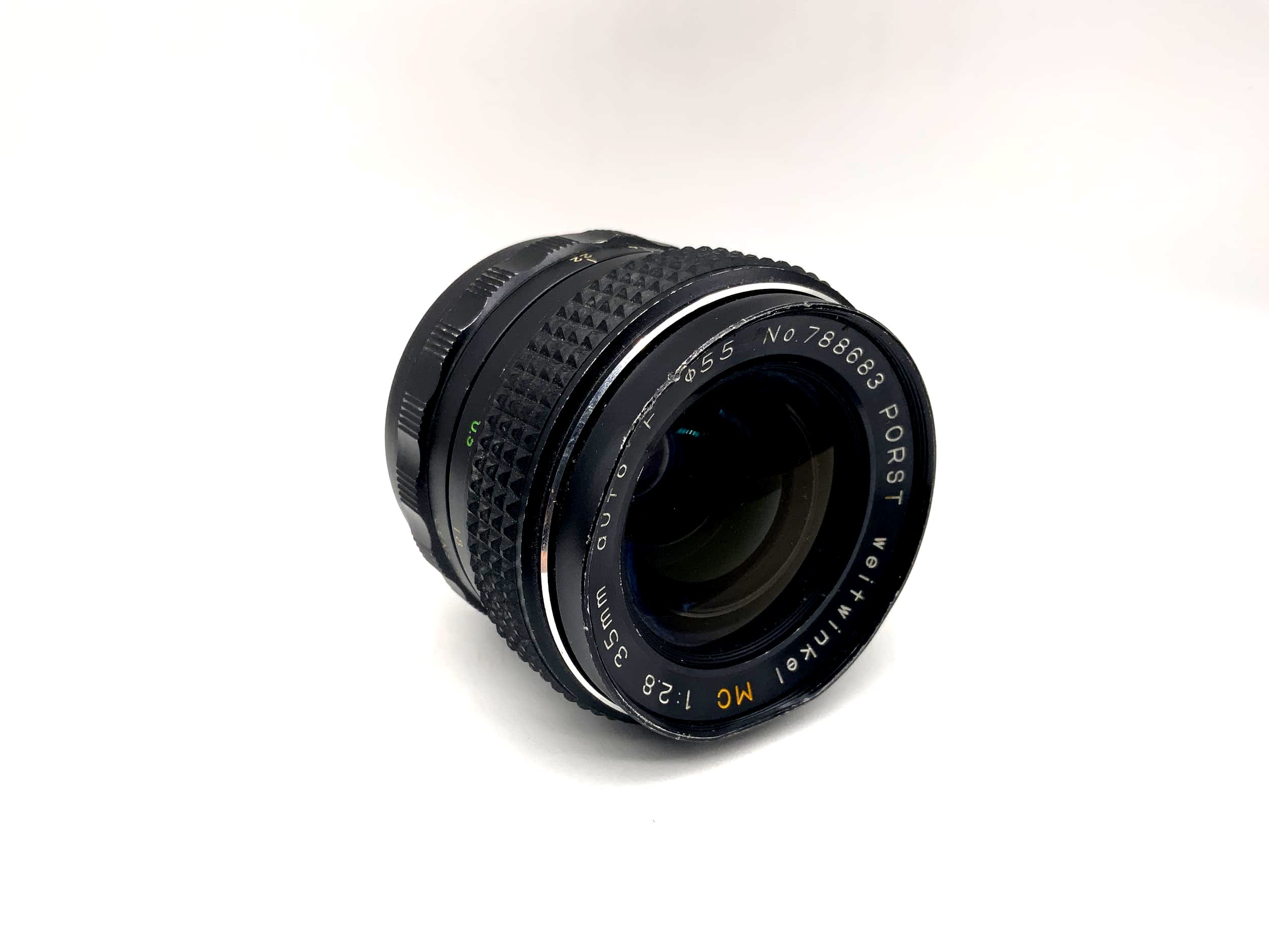 Objectif grand angle Porst 35 mm 1:2.8 ww MC auto F (M42)
