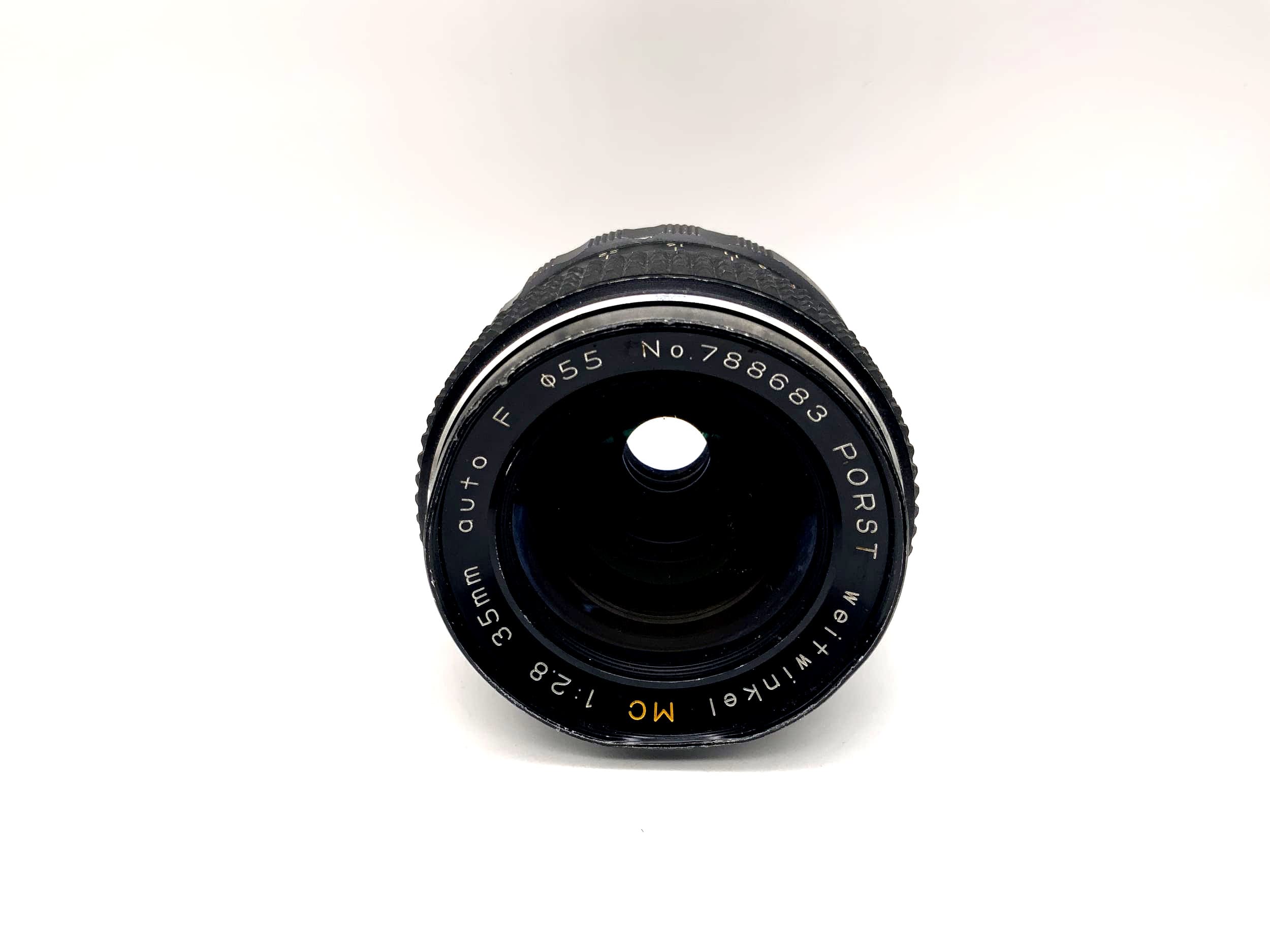 Objectif grand angle Porst 35 mm 1:2.8 ww MC auto F (M42)