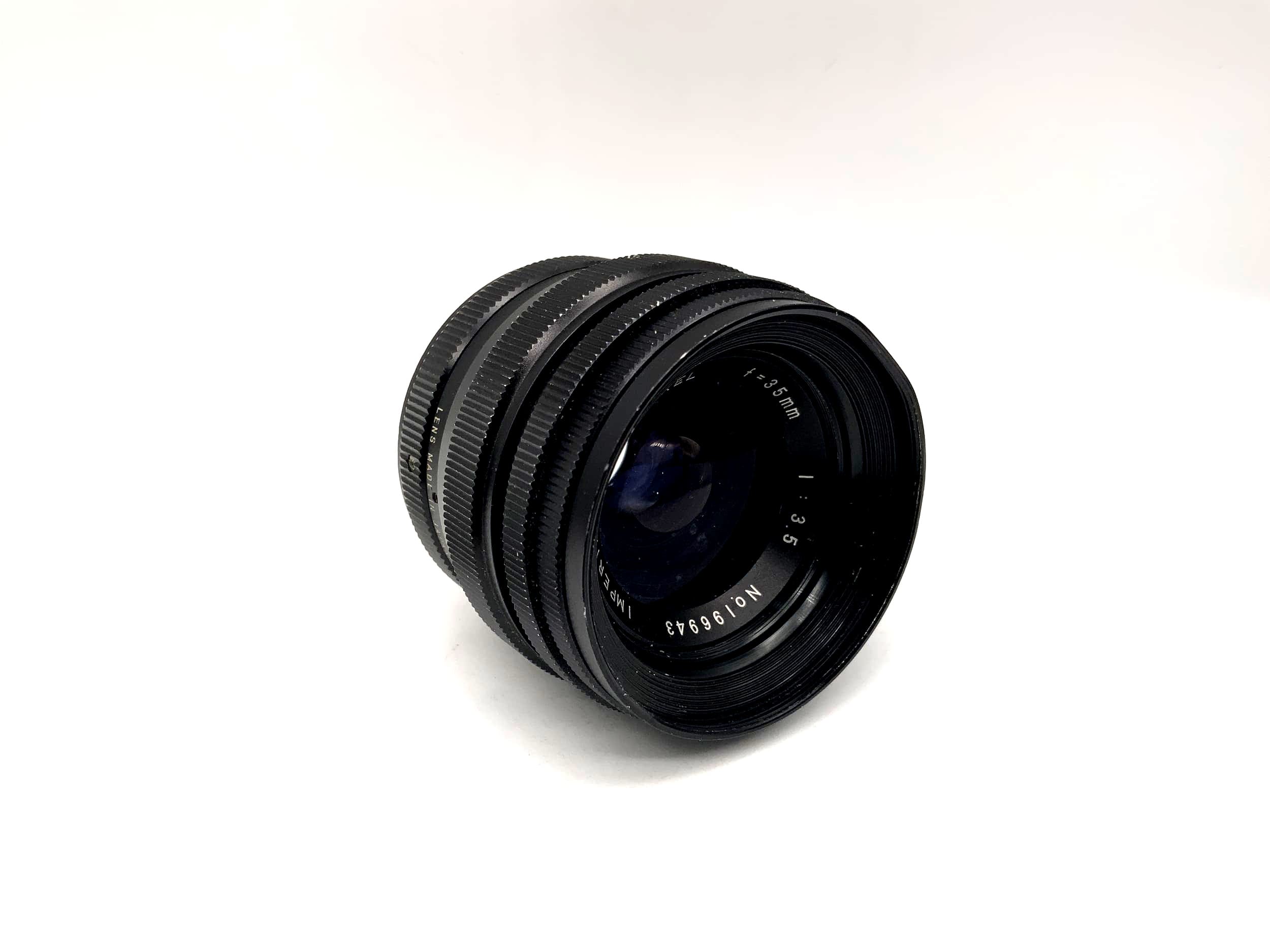 Objectif grand angle impérial 35 mm 1:3,5 (Exa)