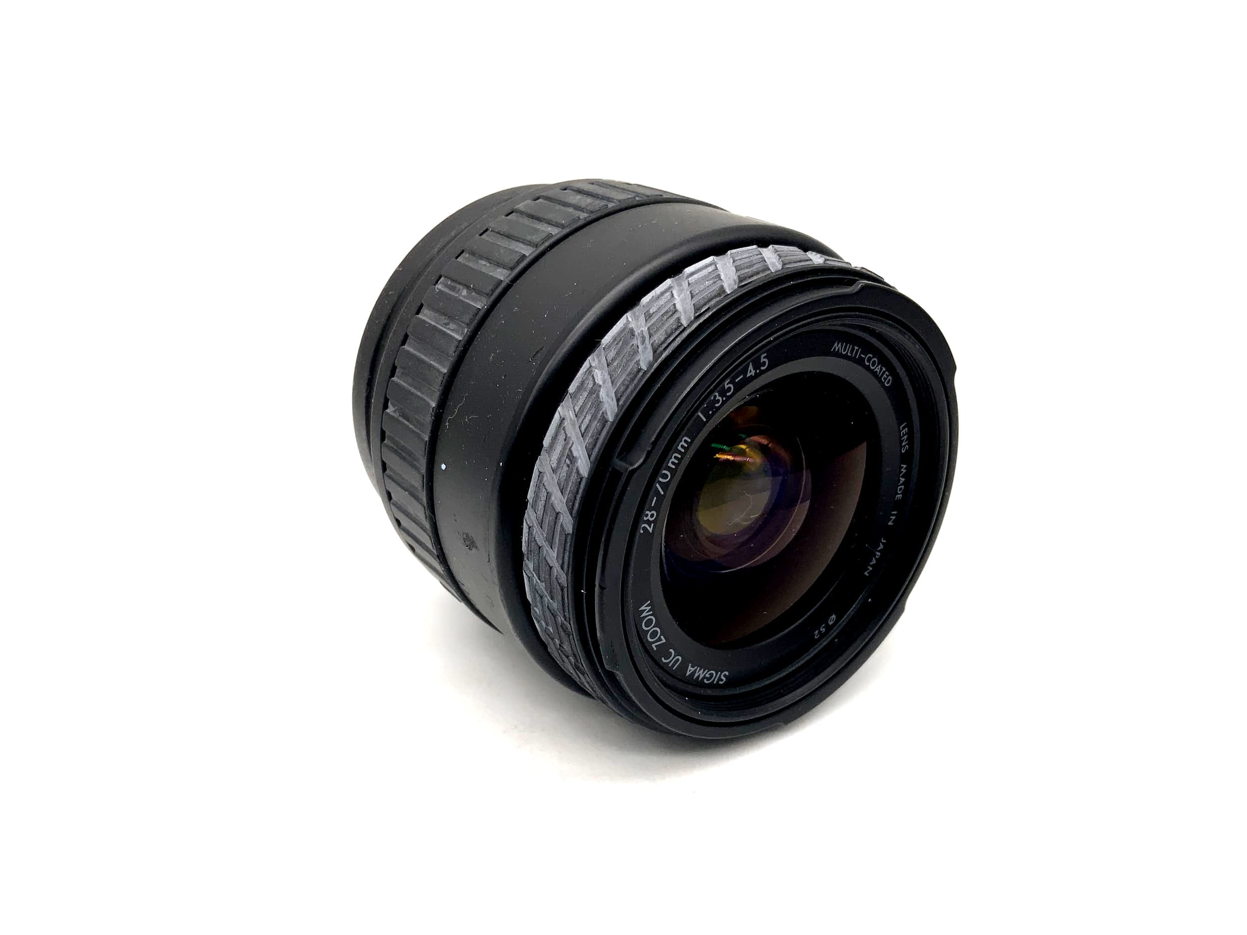 Objectif Sigma 28-70mm 1:3.5-4.5 UC Zoom MC Haute Vitesse (Minolta AF/Sony A)