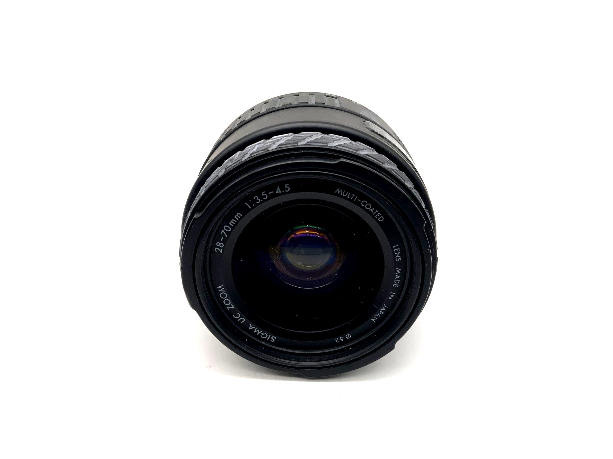 Objectif Sigma 28-70mm 1:3.5-4.5 UC Zoom MC Haute Vitesse (Minolta AF/Sony A)