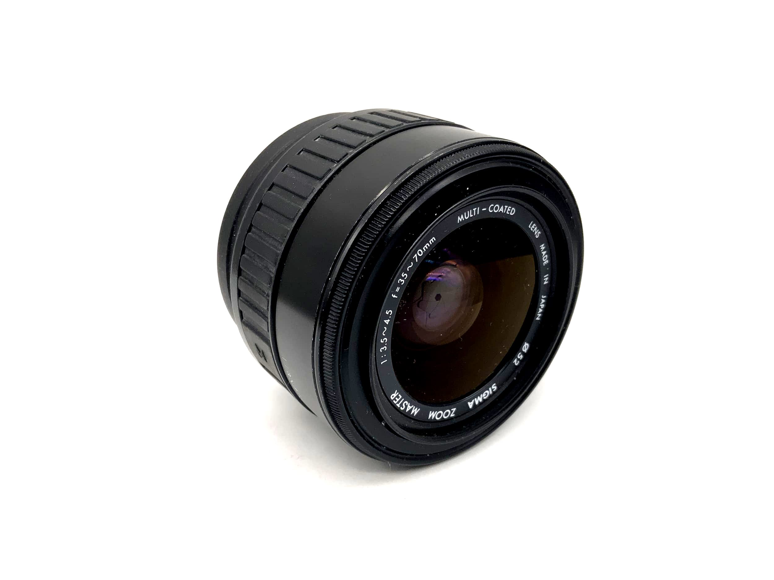 Objectif Sigma 35-70 mm 1:3.5-4.5 Zoom Master Multi-Coated (Minolta AF/Sony A)
