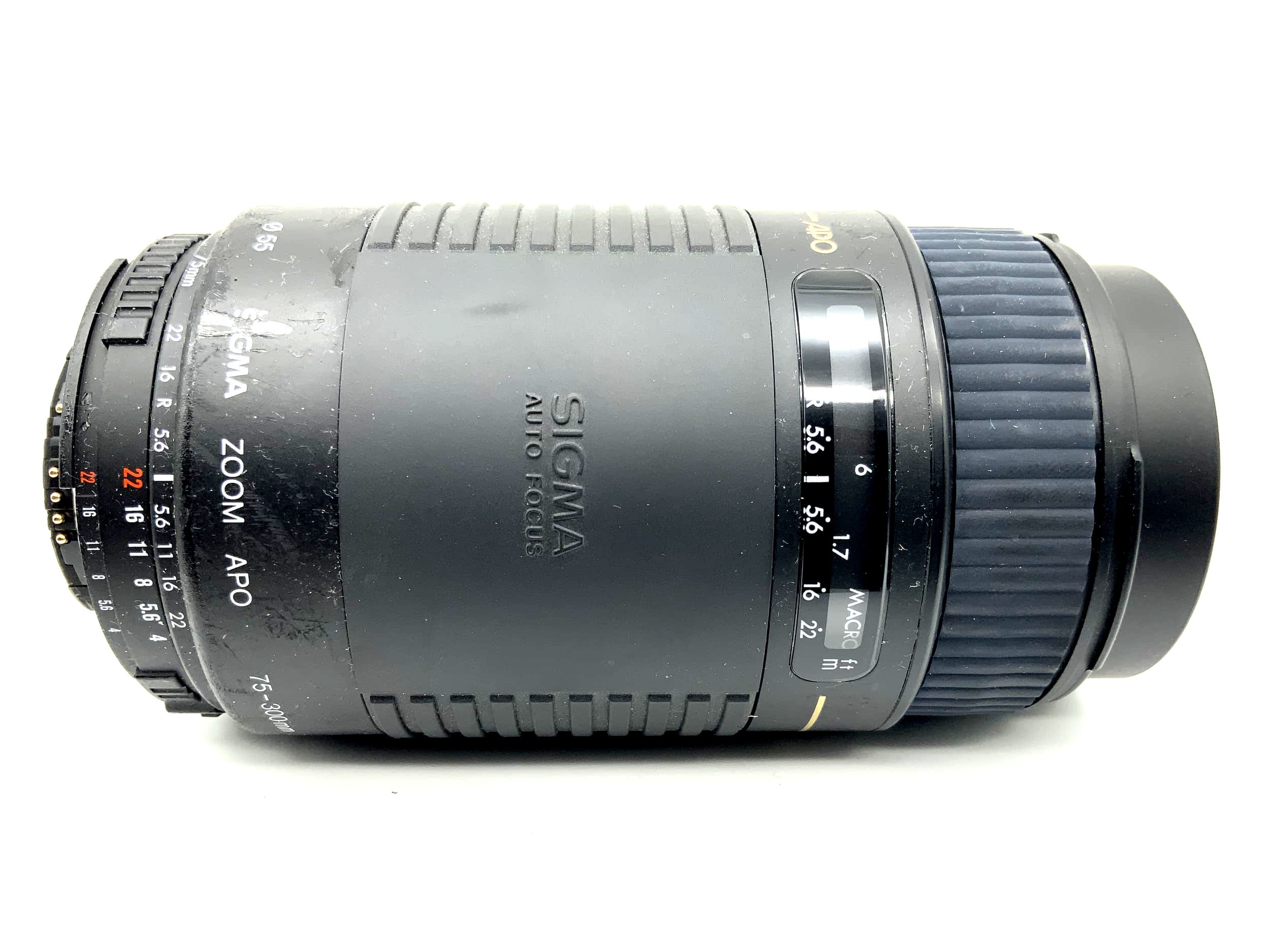 Objectif Sigma 75-300 mm 1:4-5.6 Objectif Zoom APO pour appareil photo (Nikon AF)