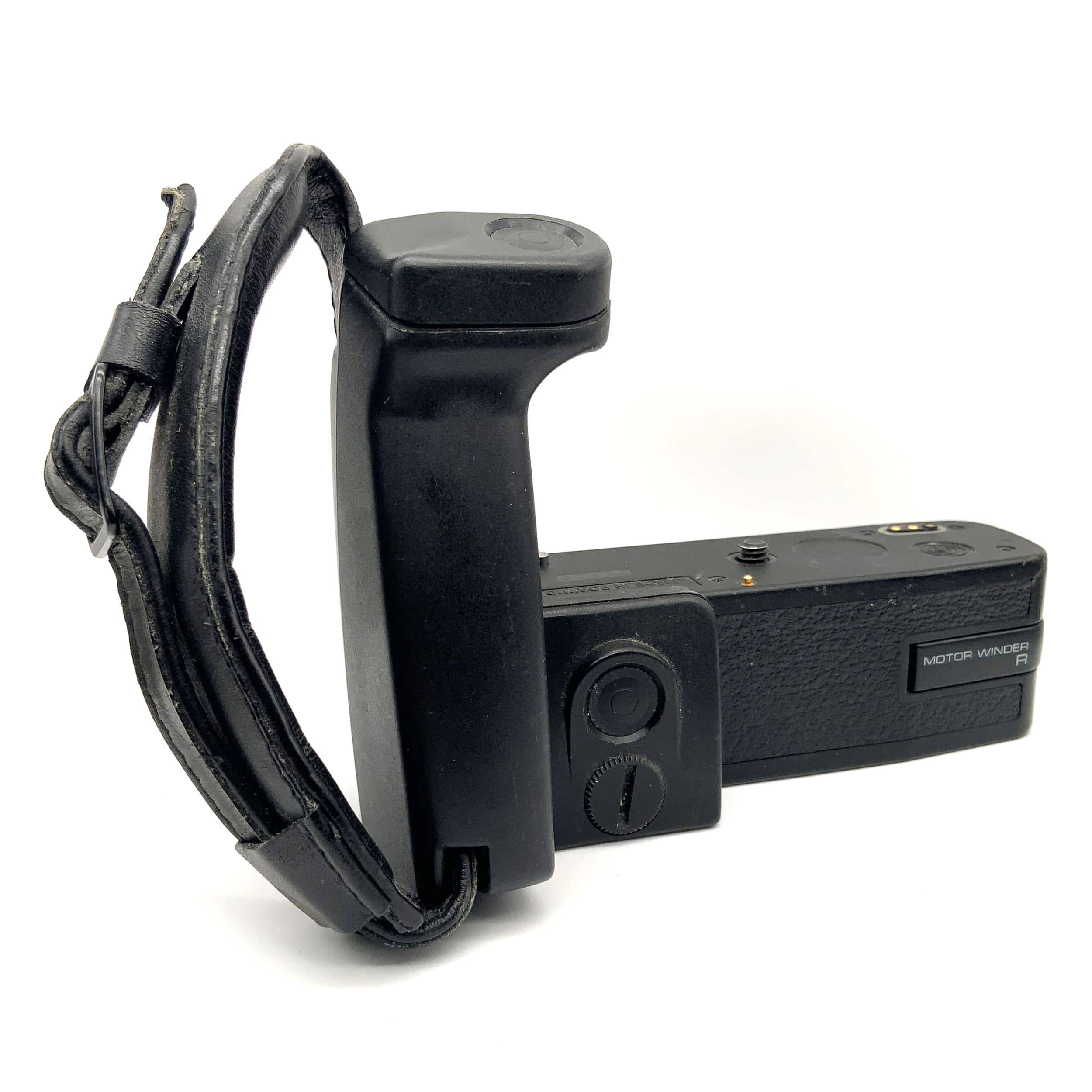 Moteur d'enroulement Leica R pour Leica R4, R4s, R4sII, R5, R6, RE, R6.2 avec poignée