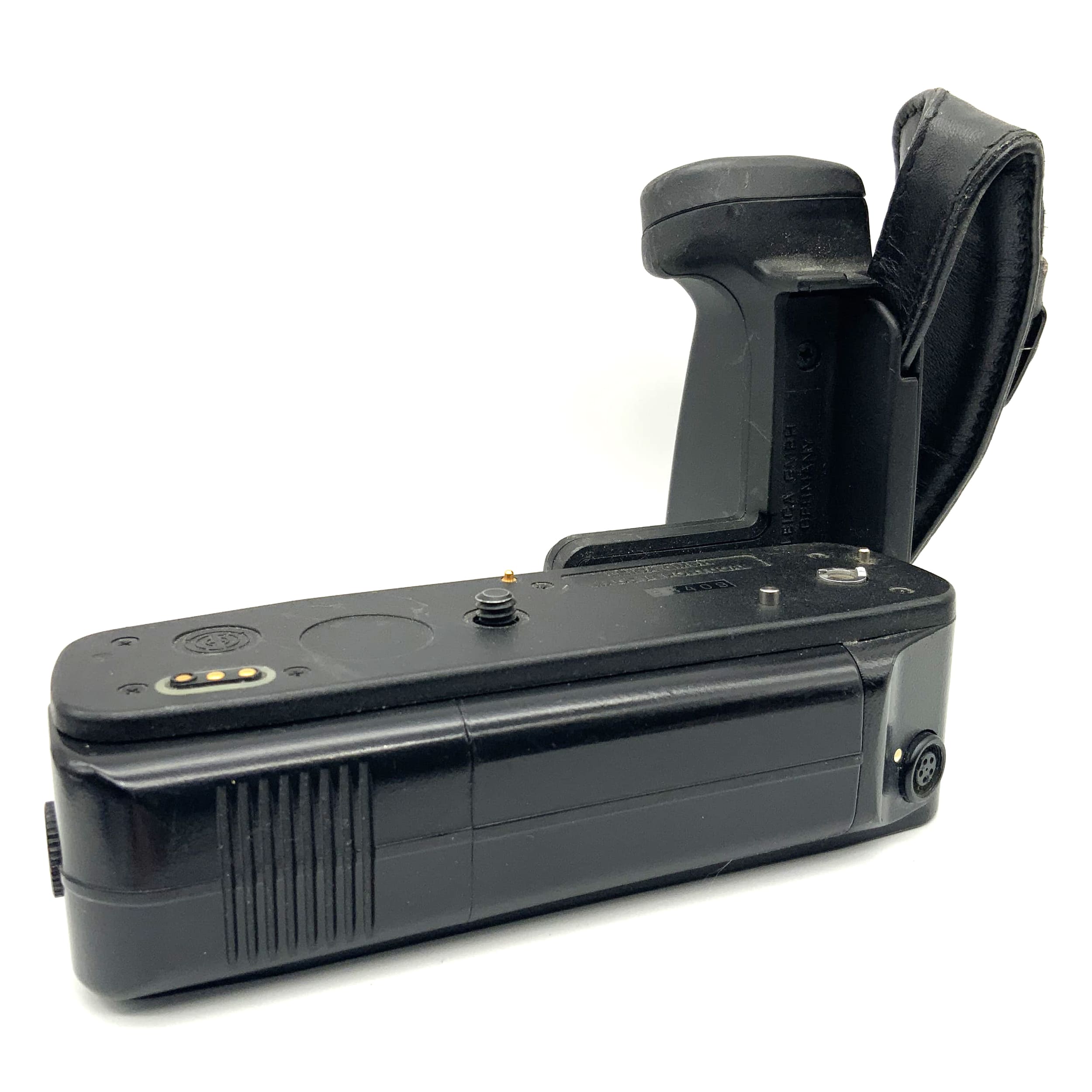 Moteur d'enroulement Leica R pour Leica R4, R4s, R4sII, R5, R6, RE, R6.2 avec poignée