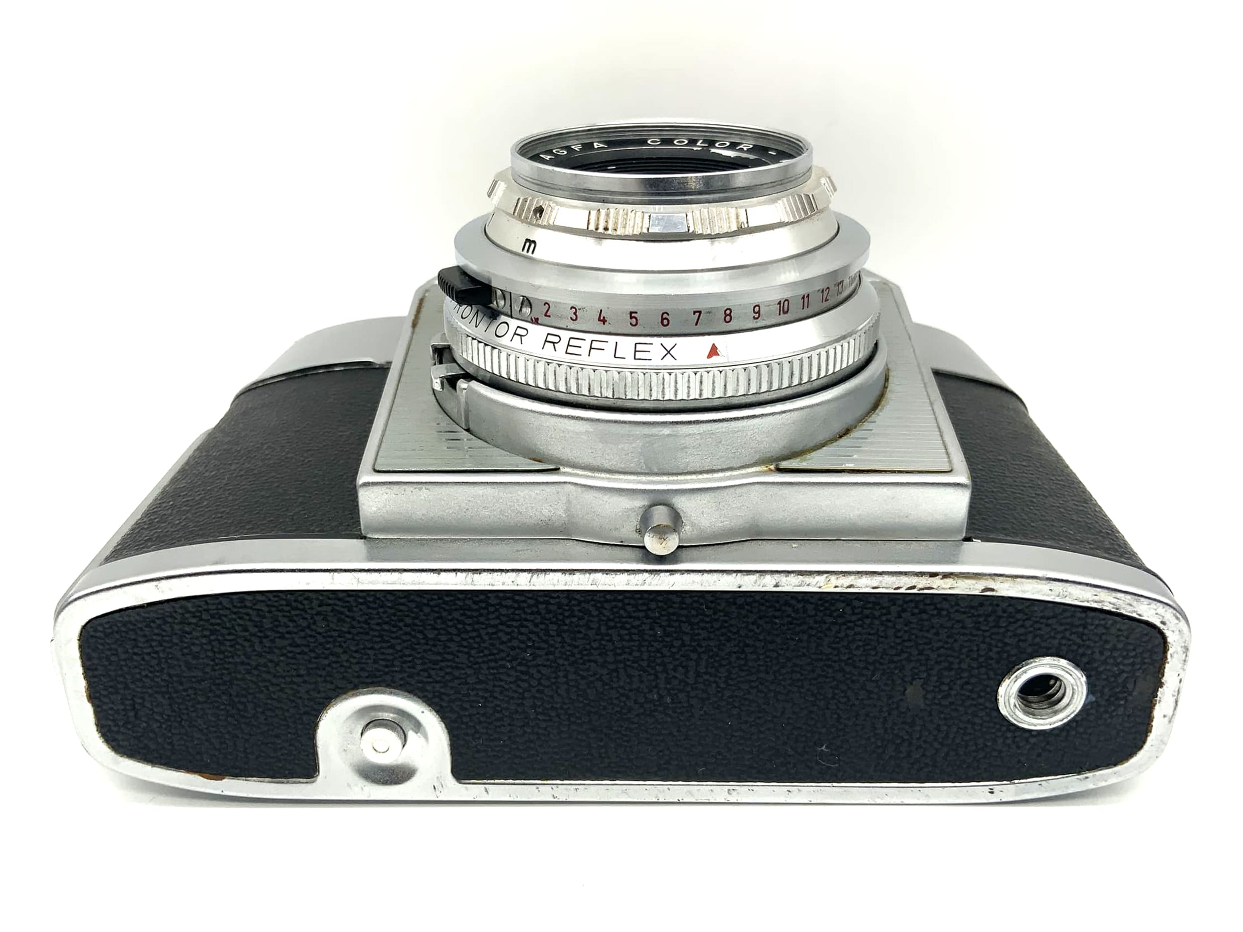 Appareil photo reflex argentique Agfa Color Reflex 35 mm avec boîtier Apotar 1:2.8/50