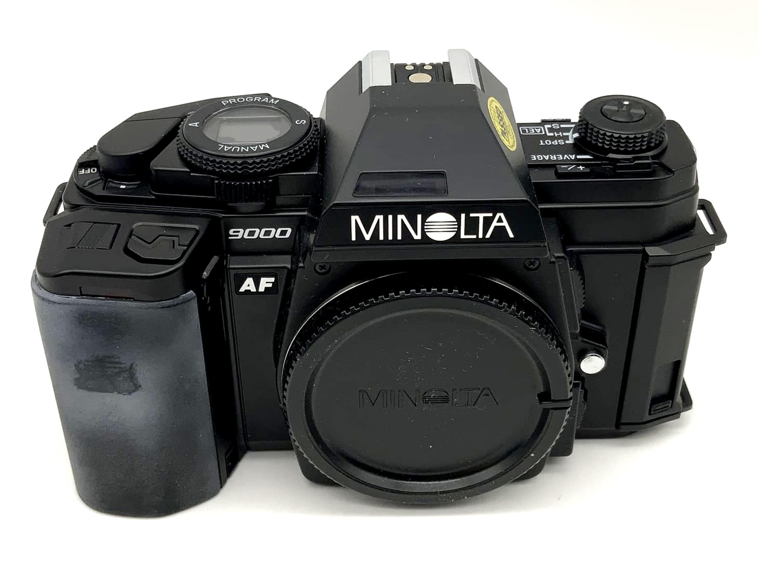Minolta 9000 AF 35mm analog SLR camera in original packaging (Minolta AF/Sony A)