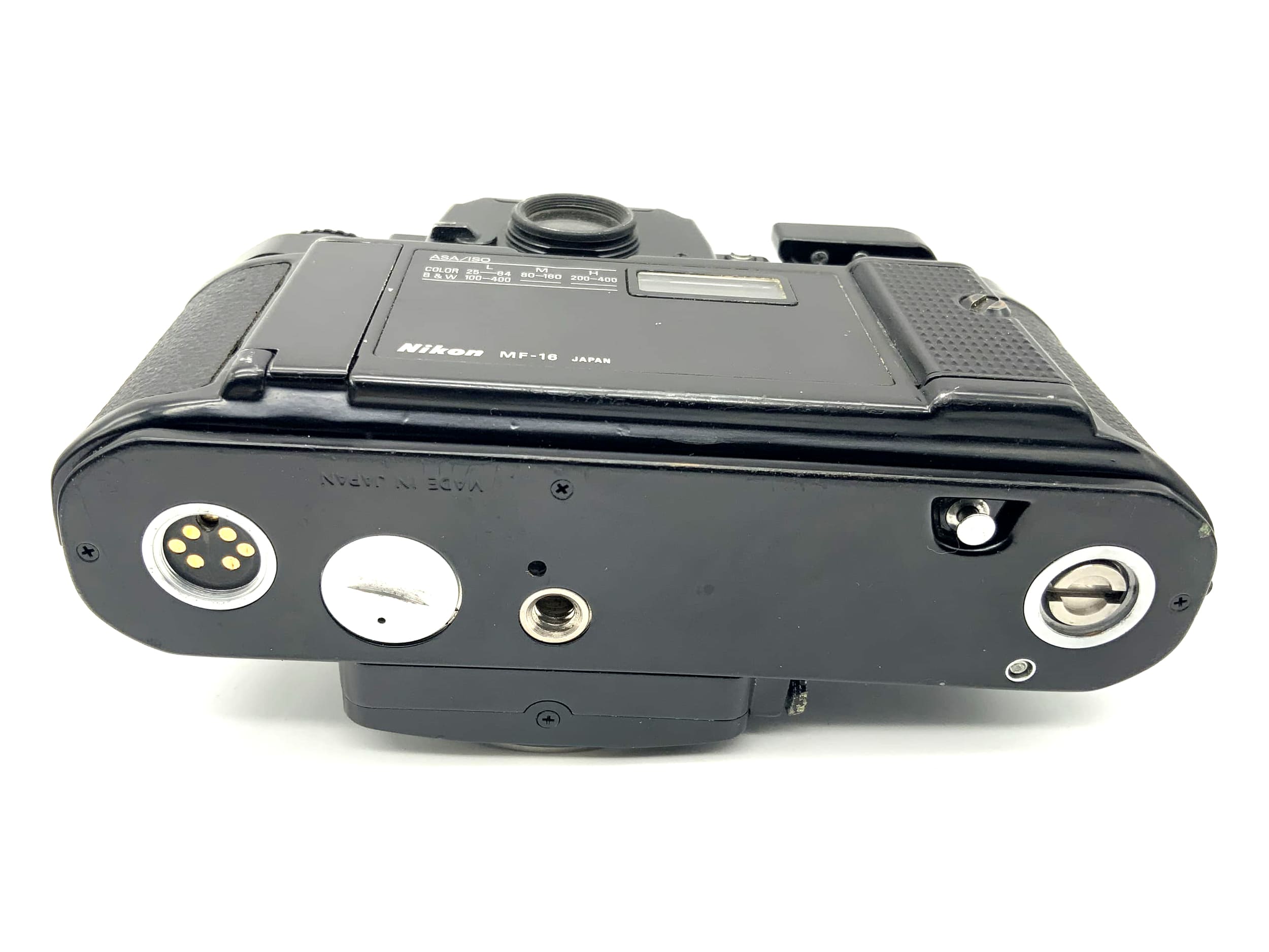 Appareil photo reflex argentique Nikon FA 35 mm avec boîtier dos numérique MF-16 (Nikon F)