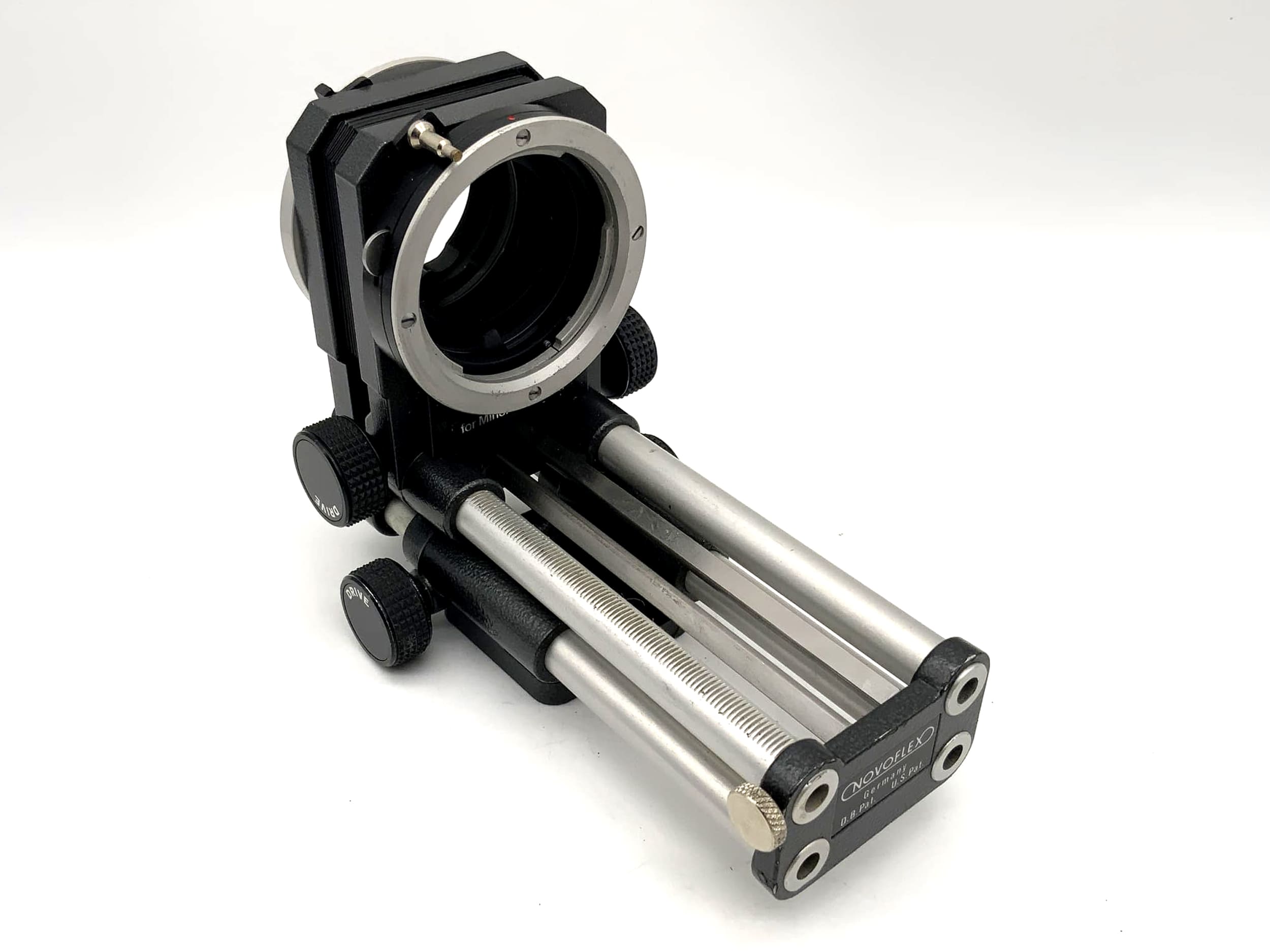 Soufflet Novoflex noir, unité de soufflet automatique, macro-soufflet (Minolta MD)