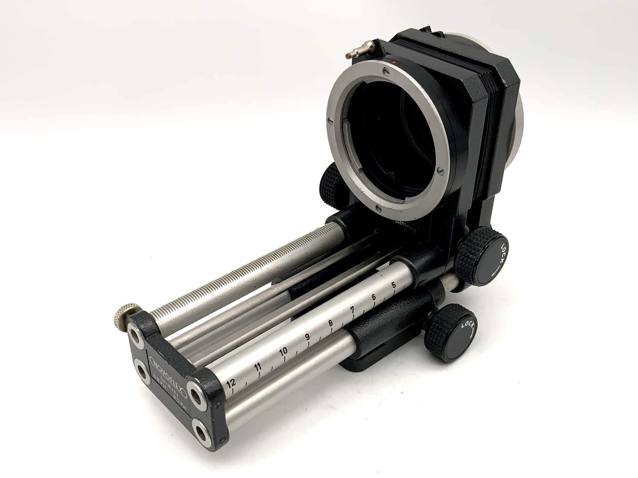 Soufflet Novoflex noir, unité de soufflet automatique, macro-soufflet (Minolta MD)