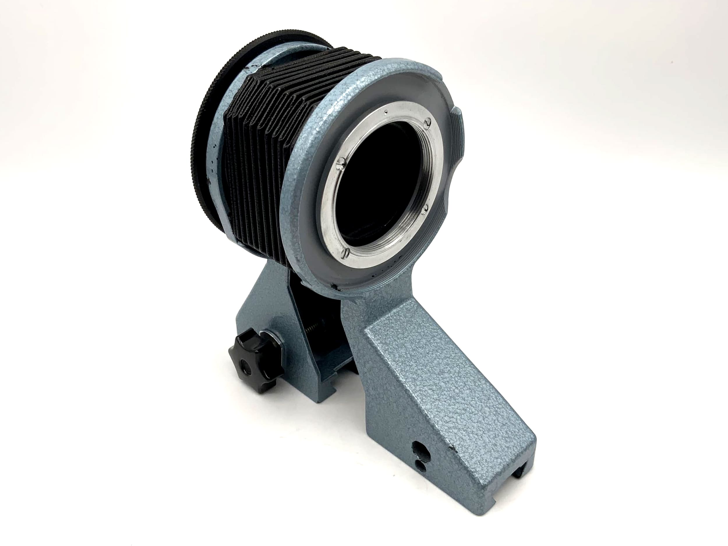 Soufflet Pentacon, bleu clair, pour rail de mise au point, soufflet macro (M42)