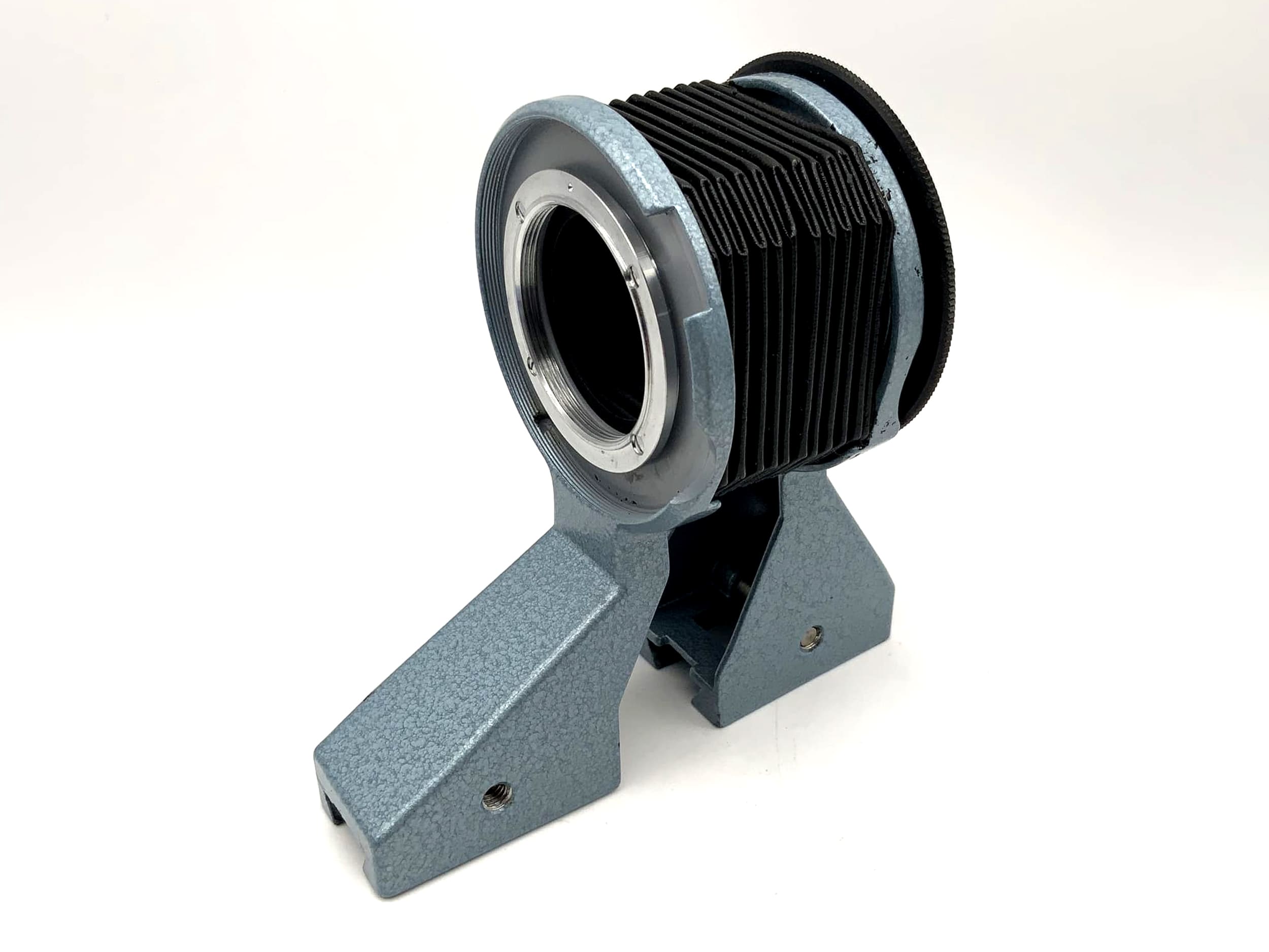 Soufflet Pentacon, bleu clair, pour rail de mise au point, soufflet macro (M42)