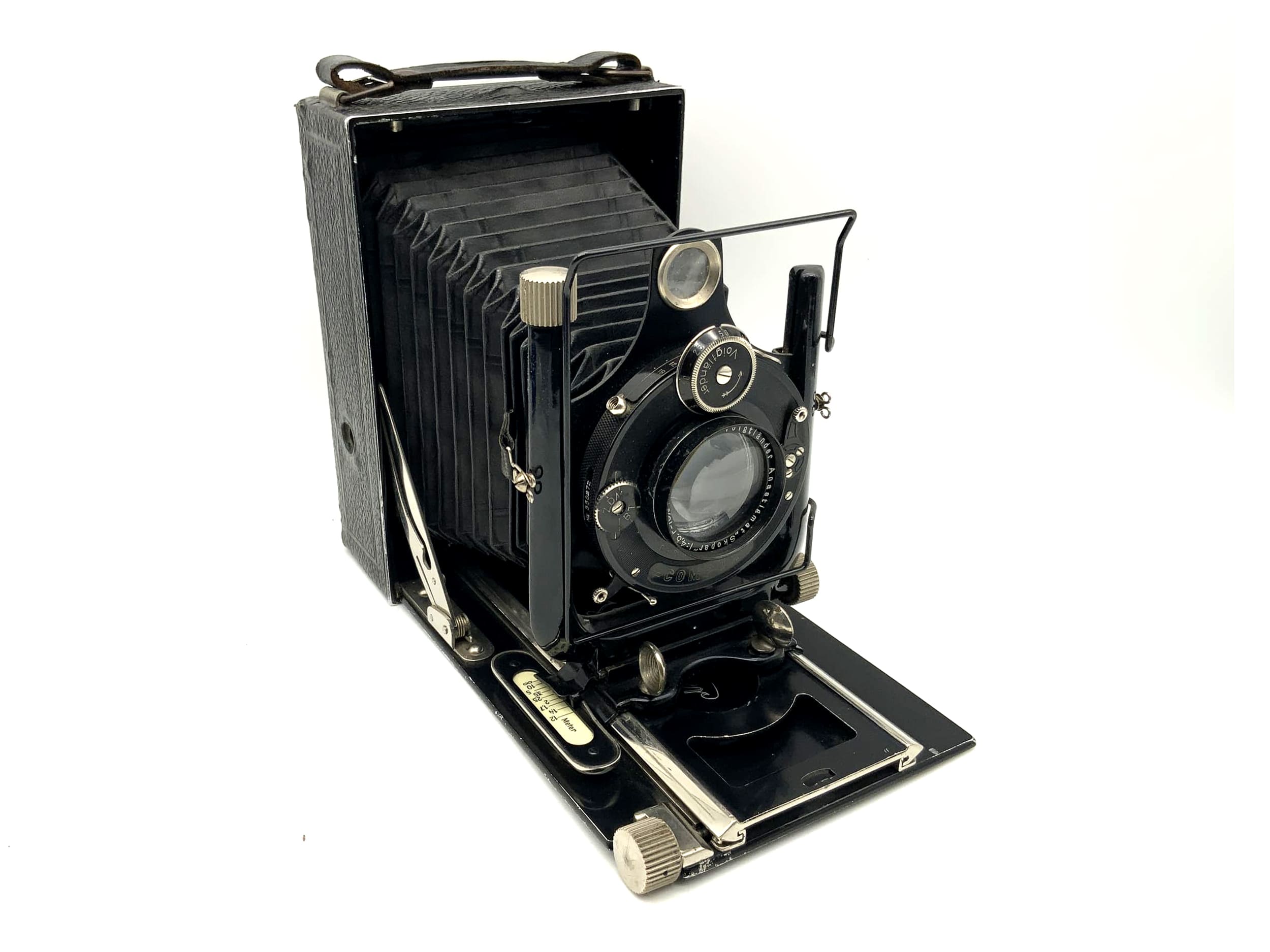Caméra à plaque Voigtländer Avus avec Anastigmat Skopar 1:4,5 F=13,5cm Compur