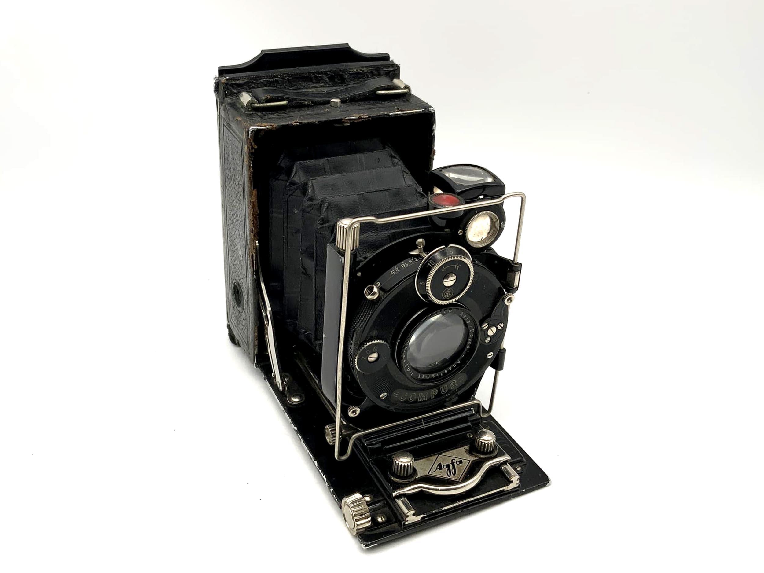 Agfa Isolar 404 plate camera with double anastigmat 1:4.5 F=10.5cm Compur