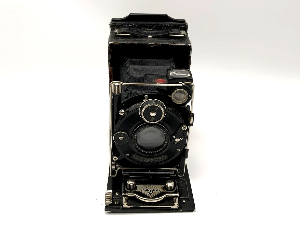 Agfa Isolar 404 plate camera with double anastigmat 1:4.5 F=10.5cm Compur
